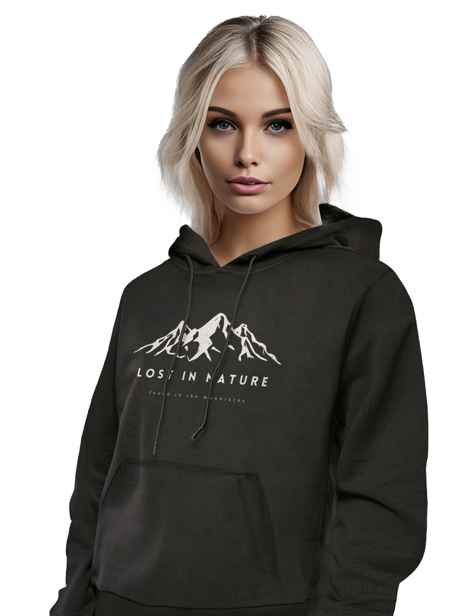 Perdida en la naturaleza Heavy Hoodie