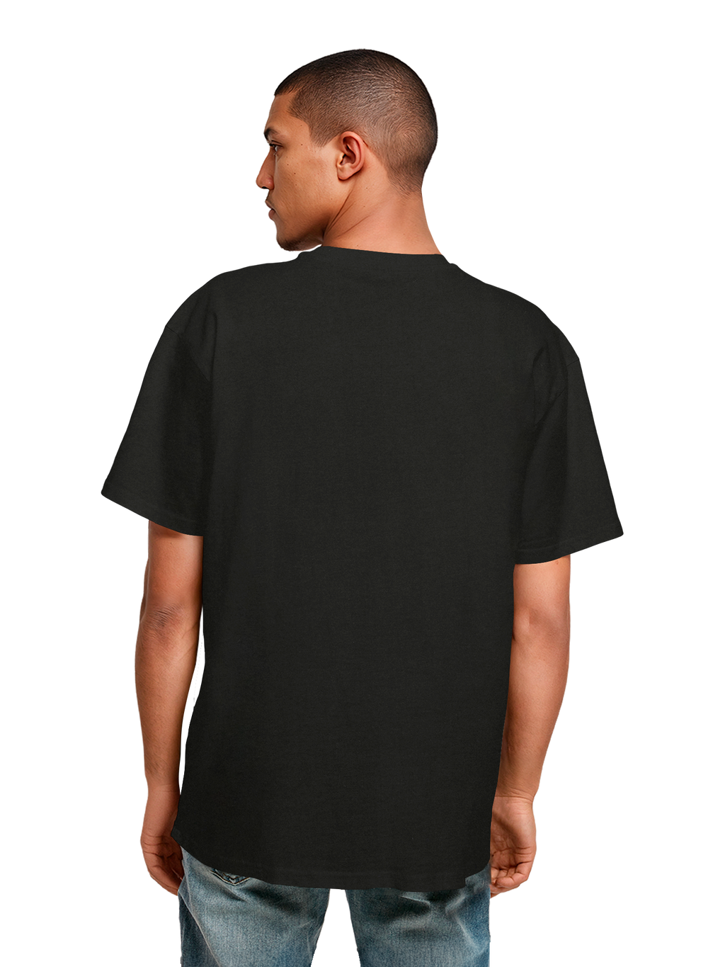 Skull fané des armes à feu | Tee surdimensionné lourd