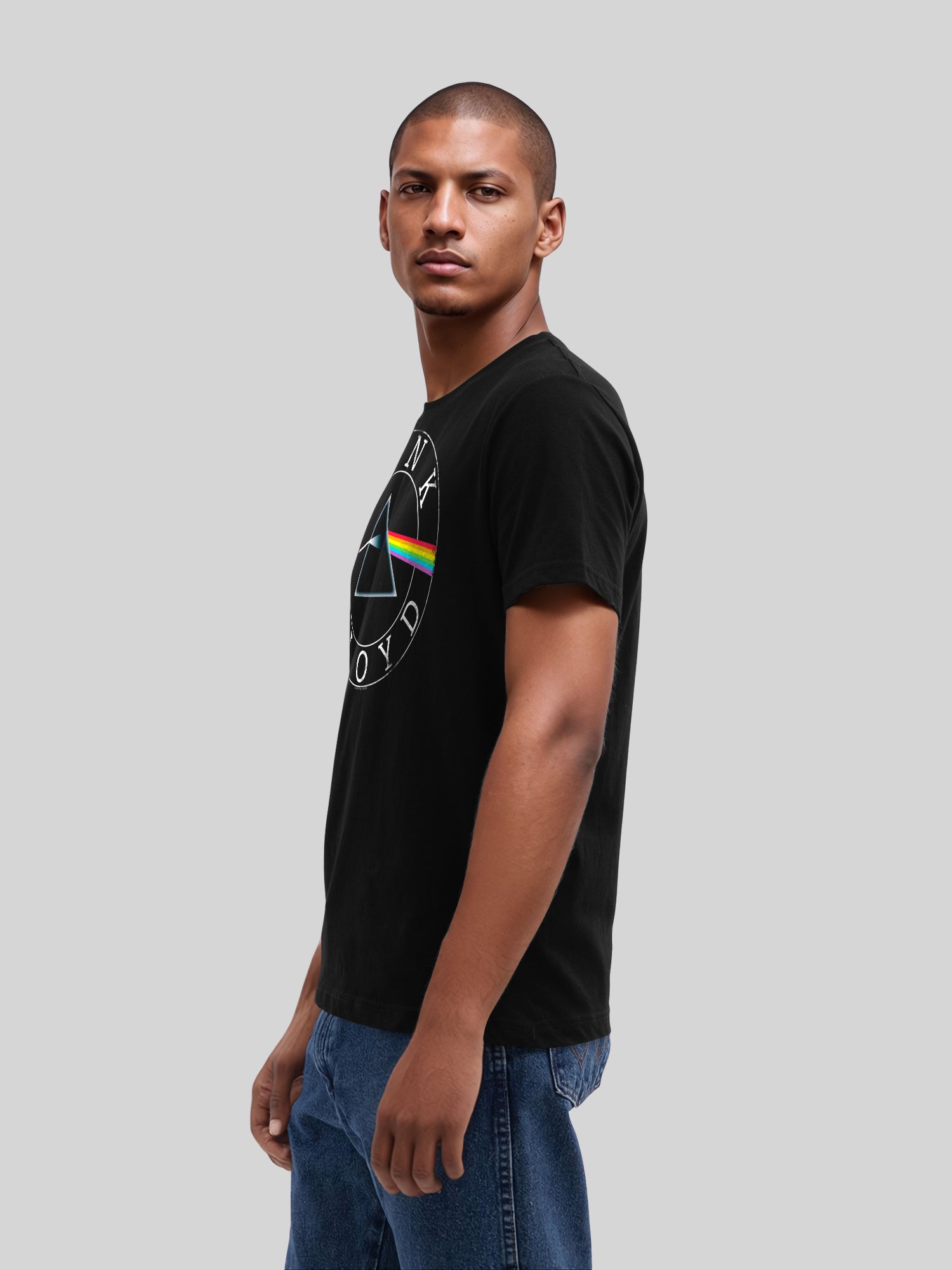 Pink Floyd Prism Circle Logo Herren T-Shirt