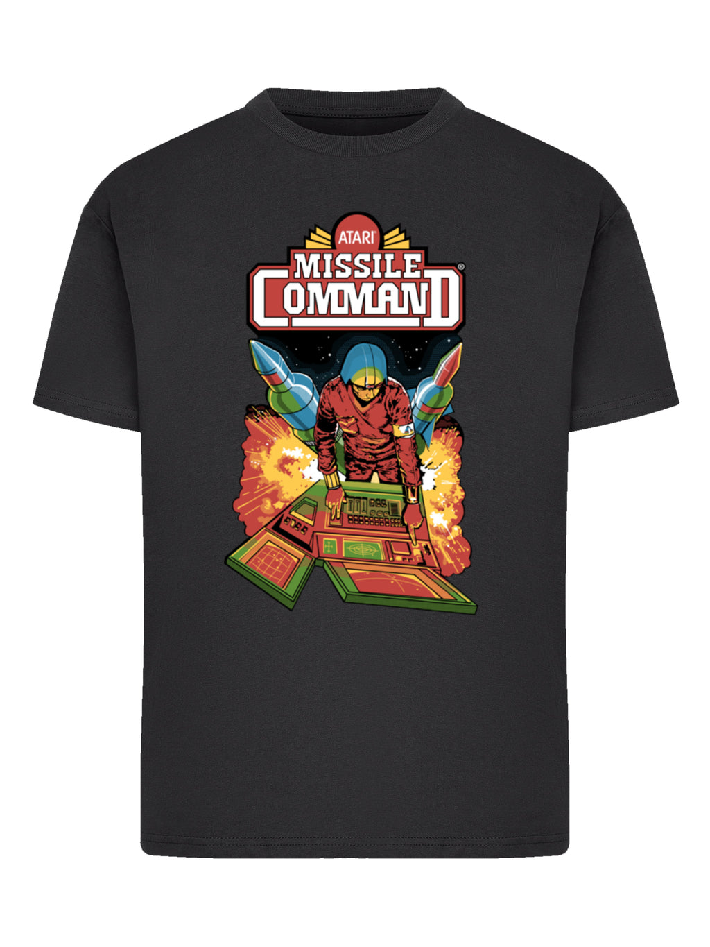 Missile Command Hanger Atari Retro Gaming with Ladies Everyday Tee