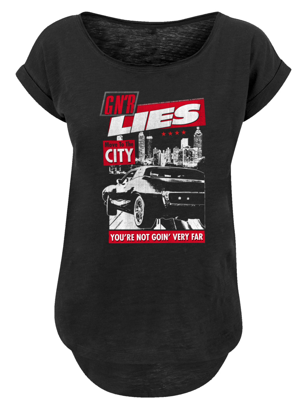 Guns N 'Roses Lies City | Camiseta de damas