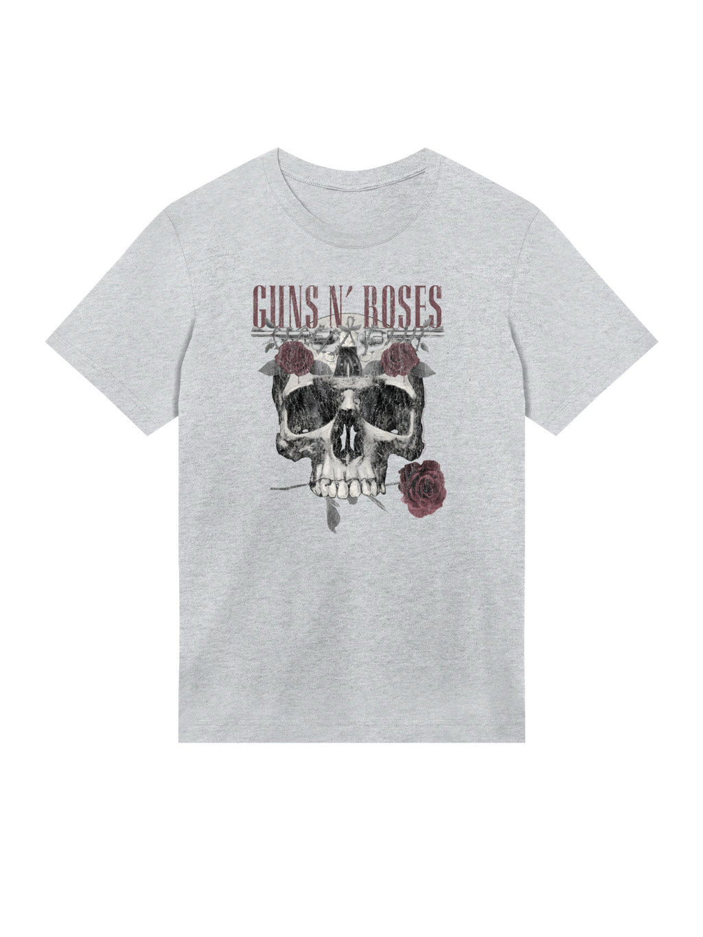 Guns N' Roses Herren T-Shirt mit Rosen-Totenkopf