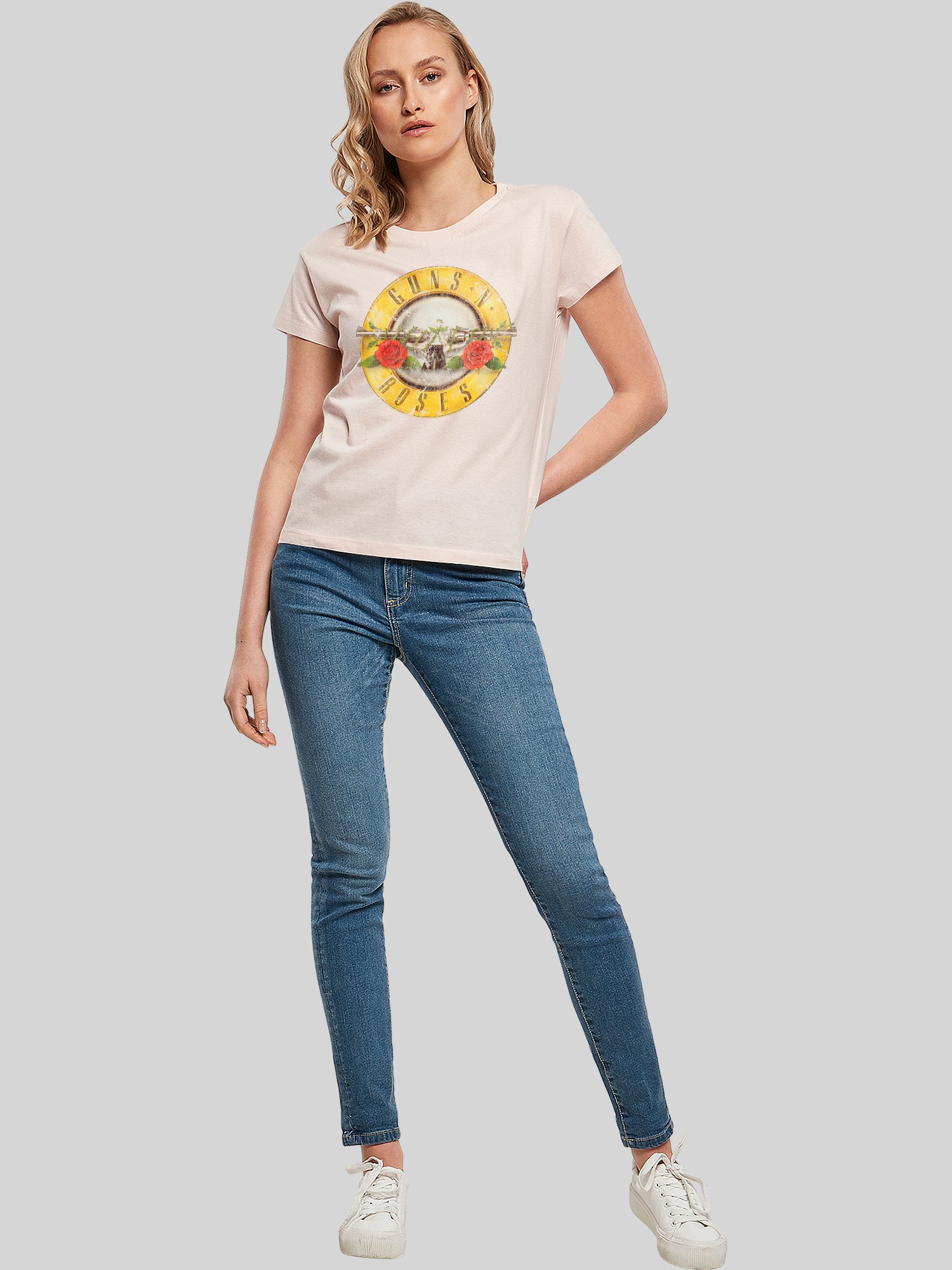 Guns 'n' Roses Vintage Bullet Logo Damen Box T-Shirt