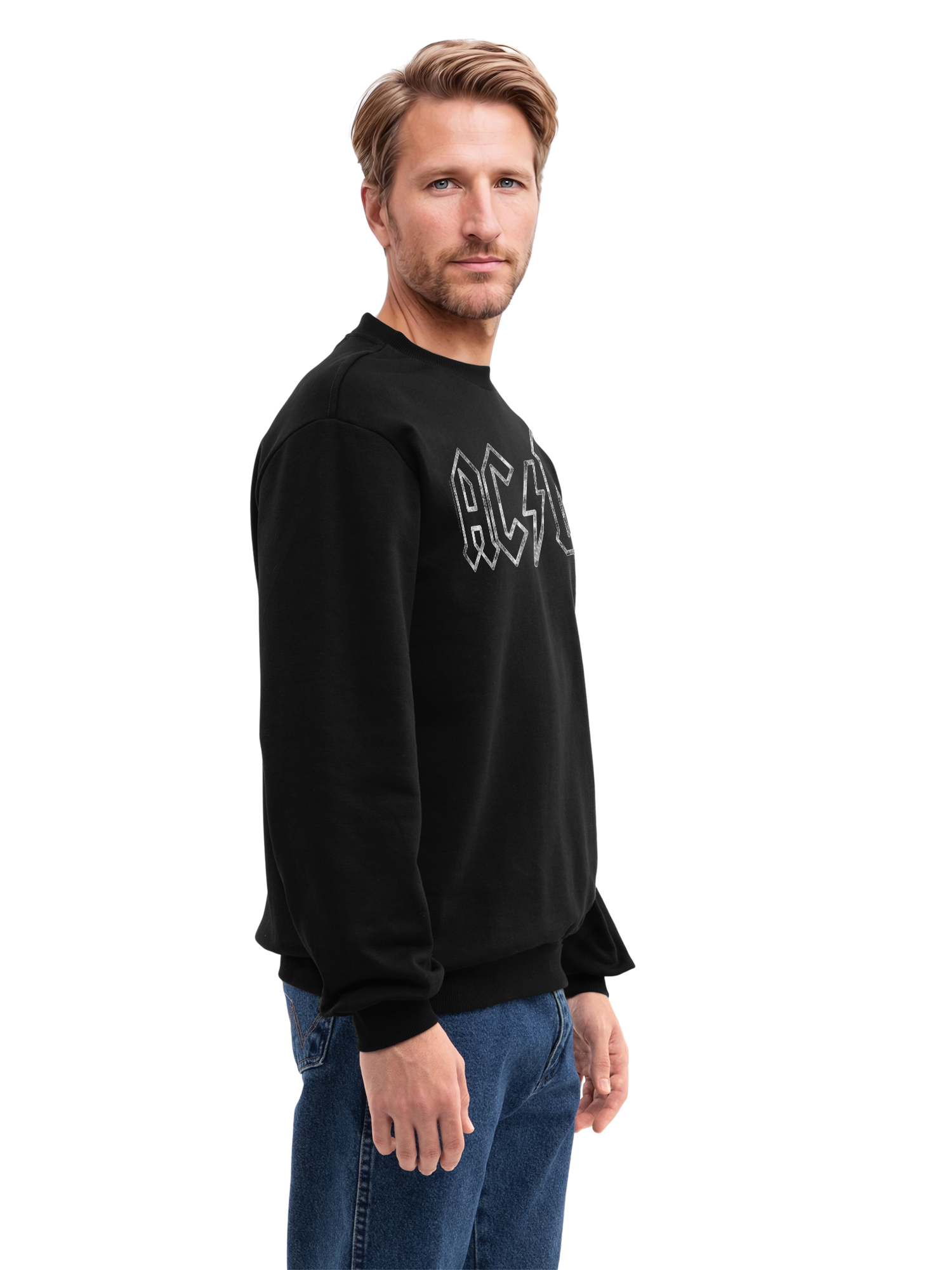 AC/DC Jagged Logo Organic Sweatshirt