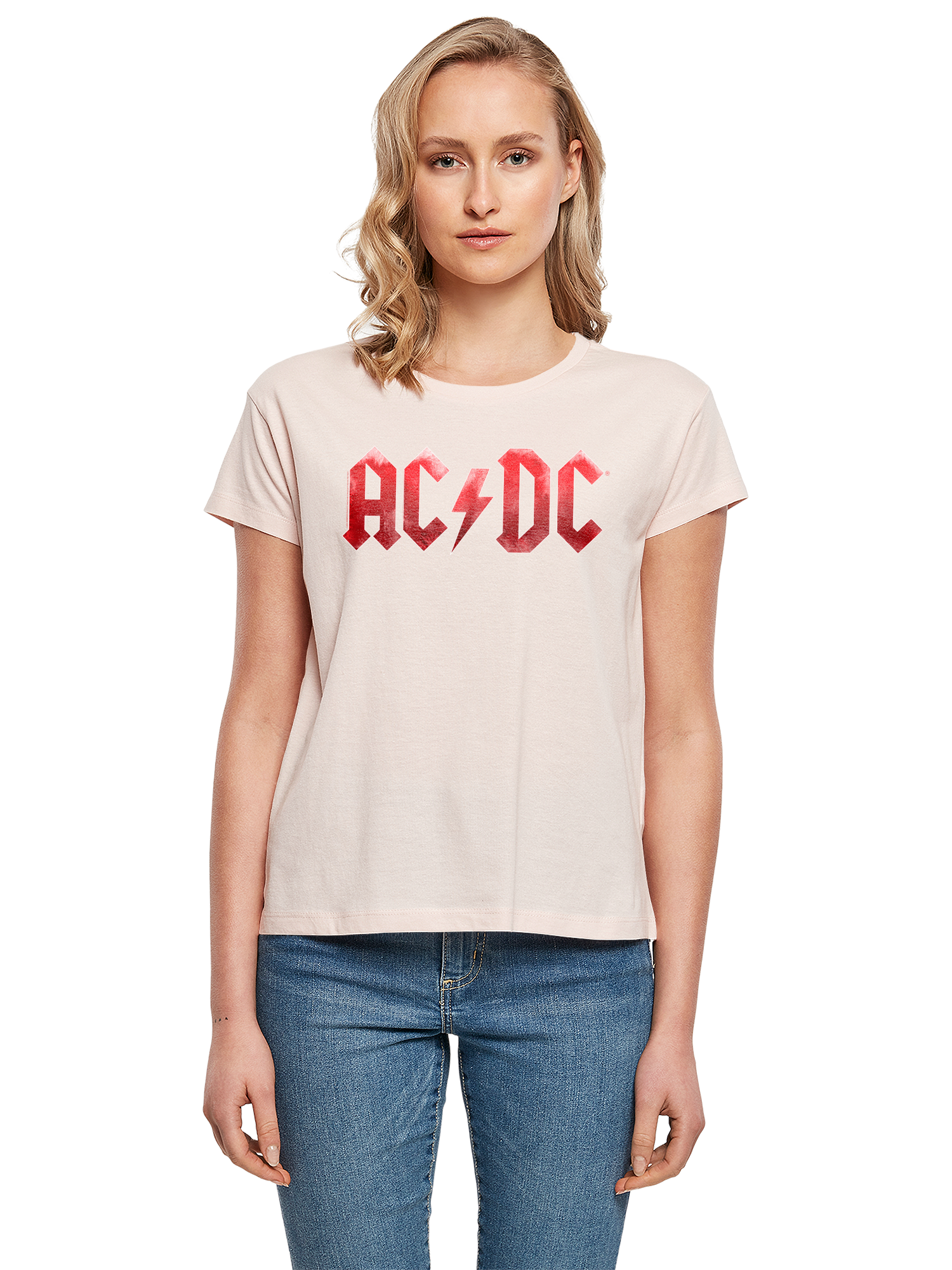 ACDC Red Ice Logo Ladies Box Tee