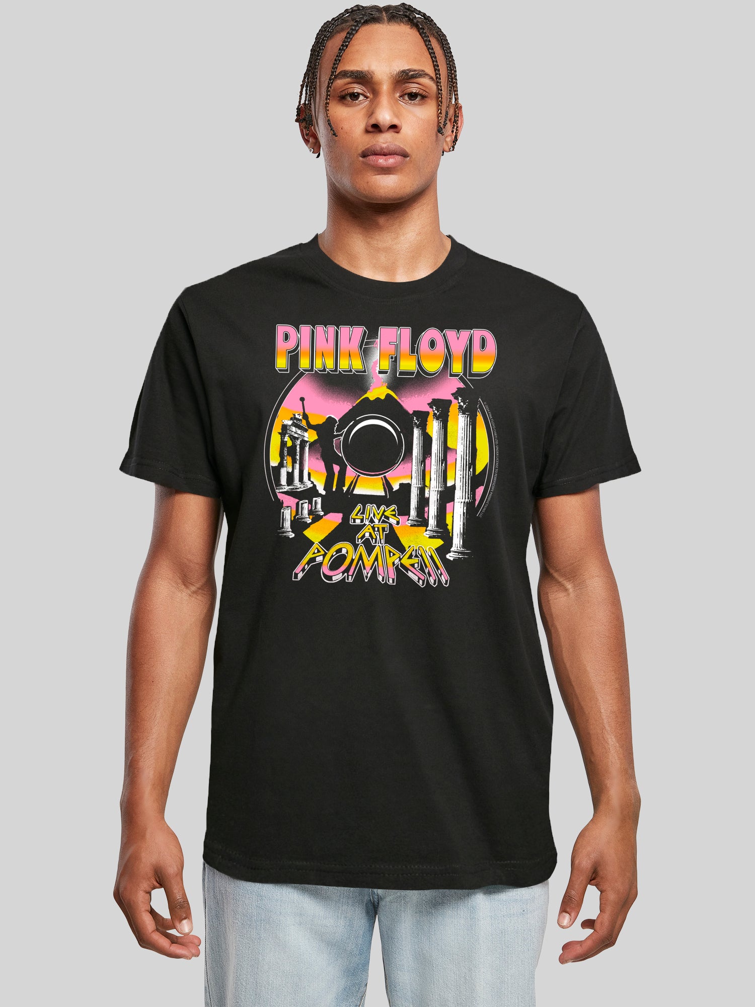 Pink Floyd Live At Pompeii Volcano Men's T-Shirt