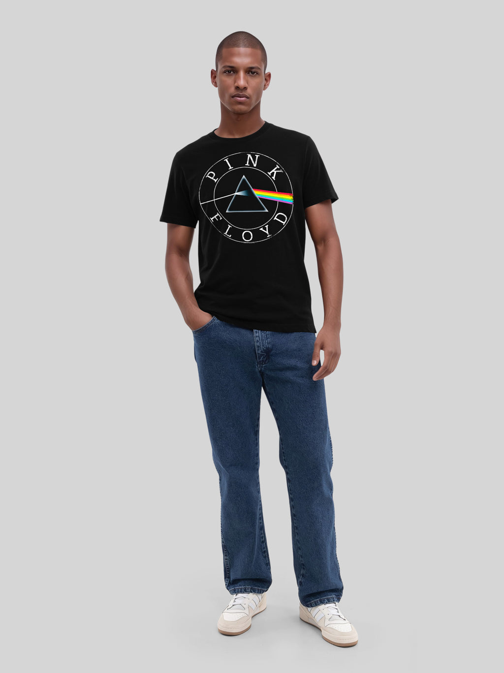 Pink Floyd Prism Circle Logo Herren T-Shirt