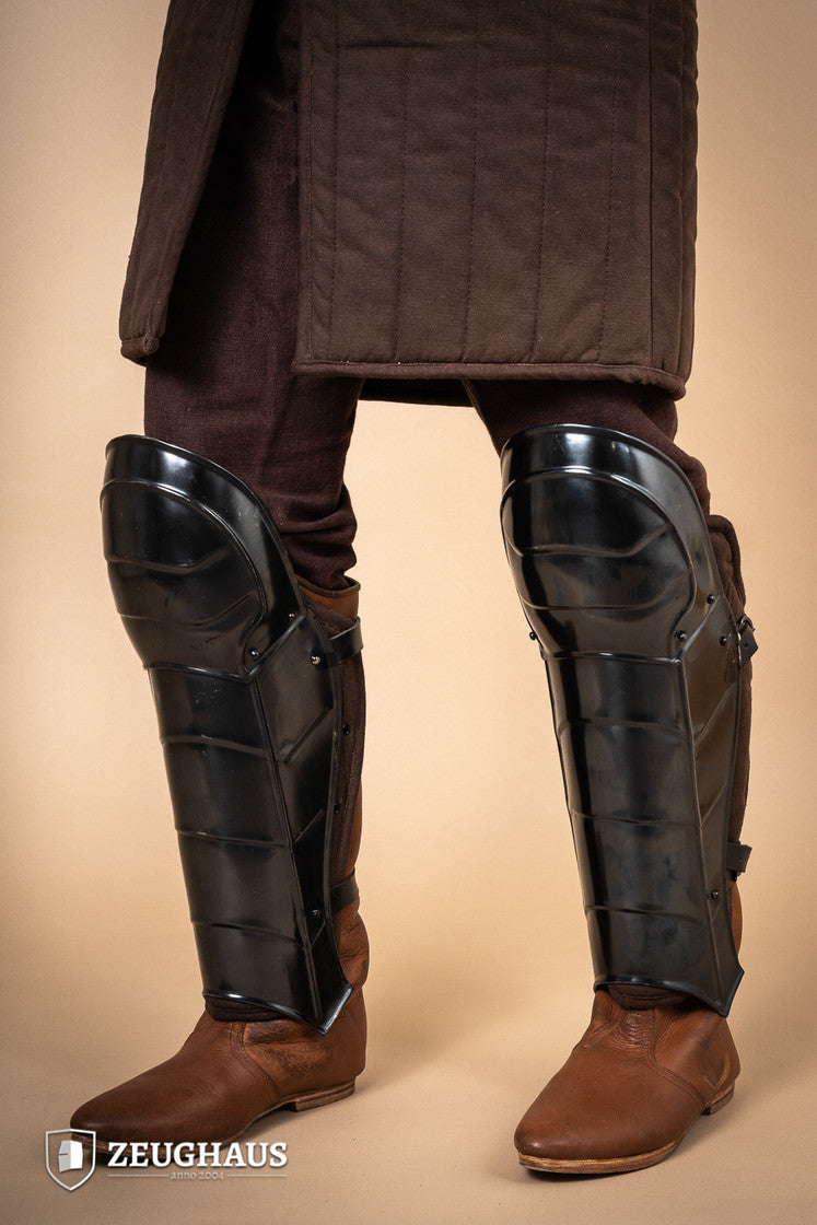 Beinschienen Champion Brüniert