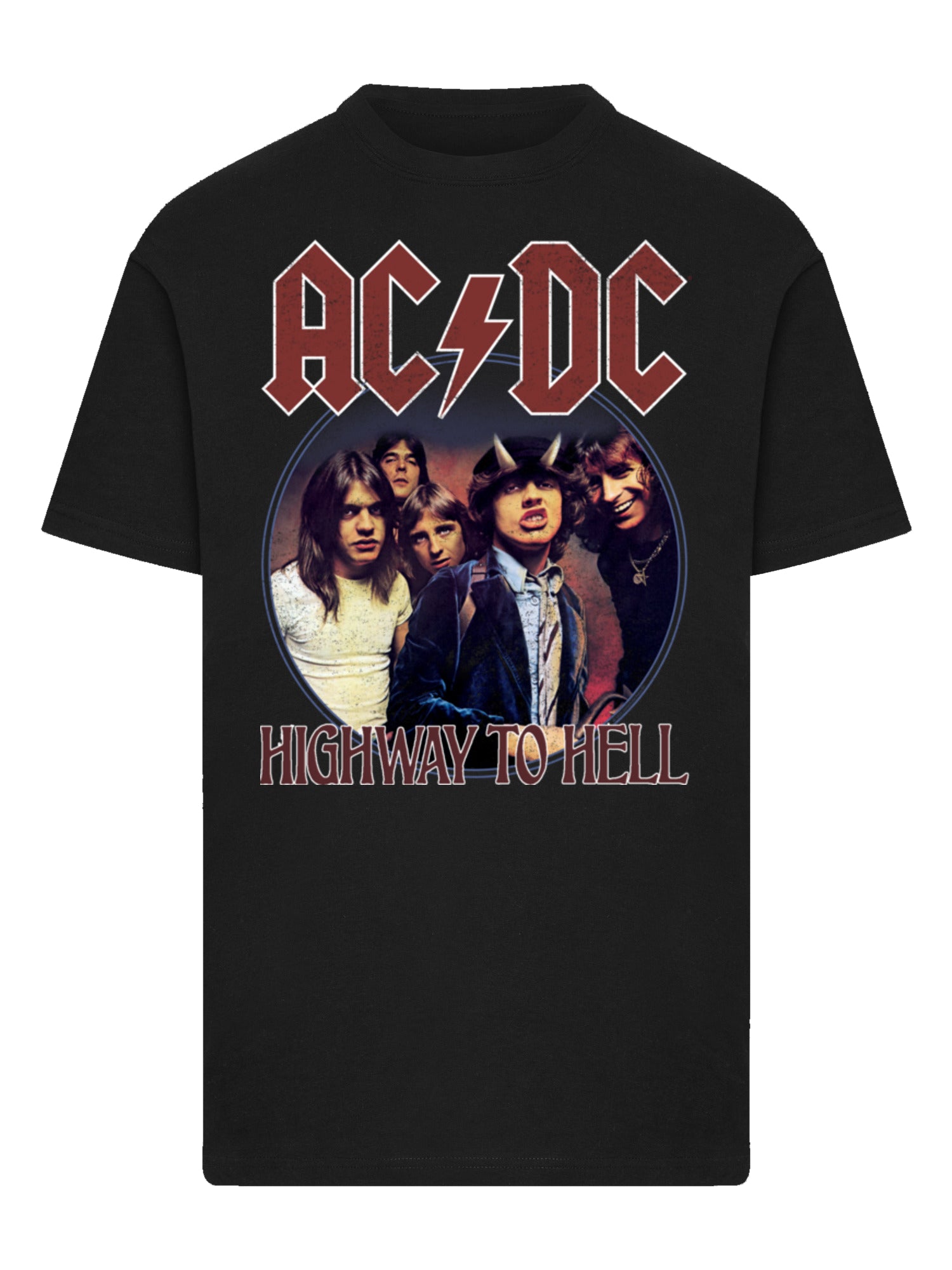 AC/DC Highway To Hell Circle Men's T-Shirt