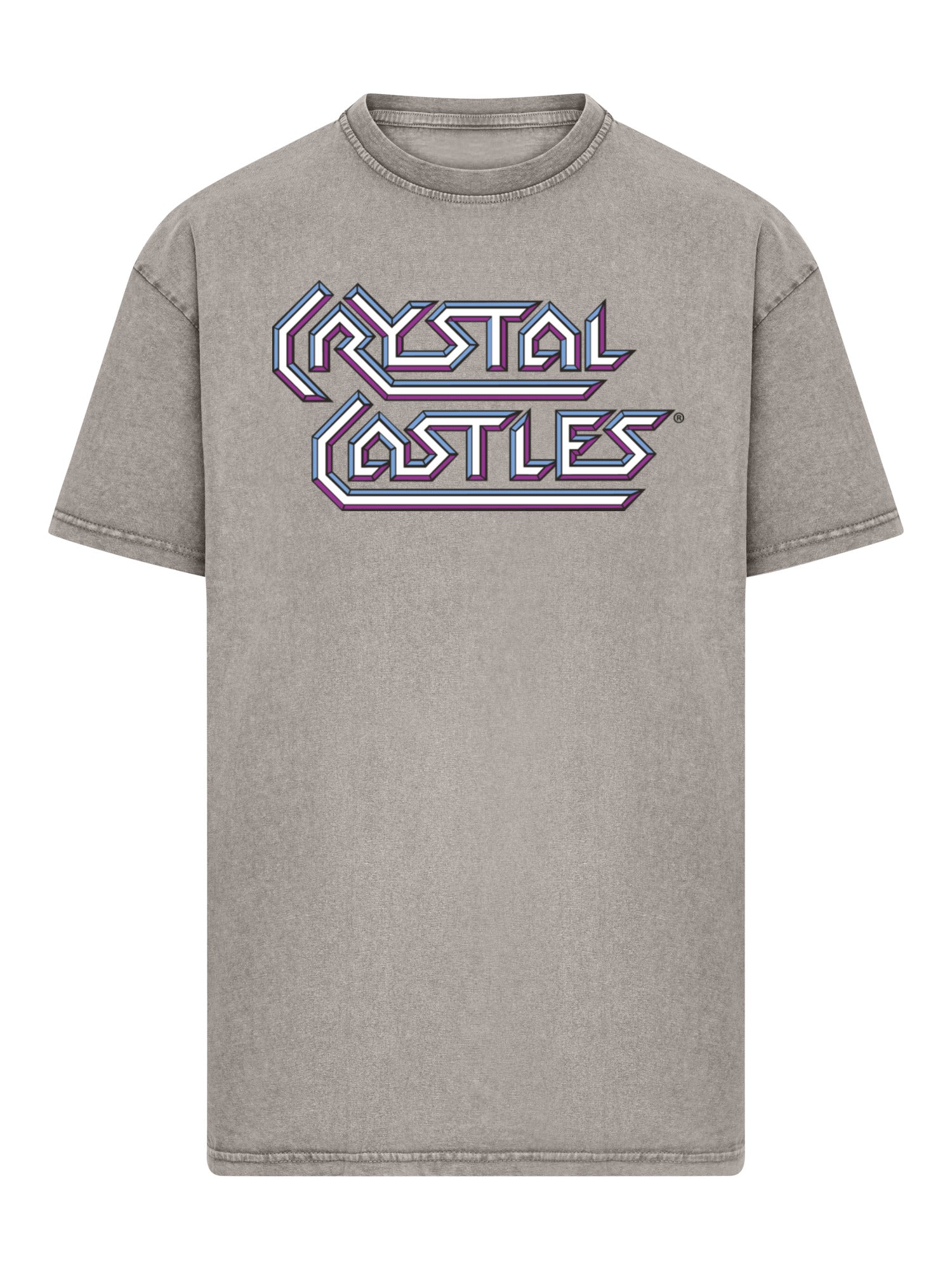 Atari Crystal Castles Retro Gaming und Atari Crystal Castles Bär Acid Washed Oversize Tee