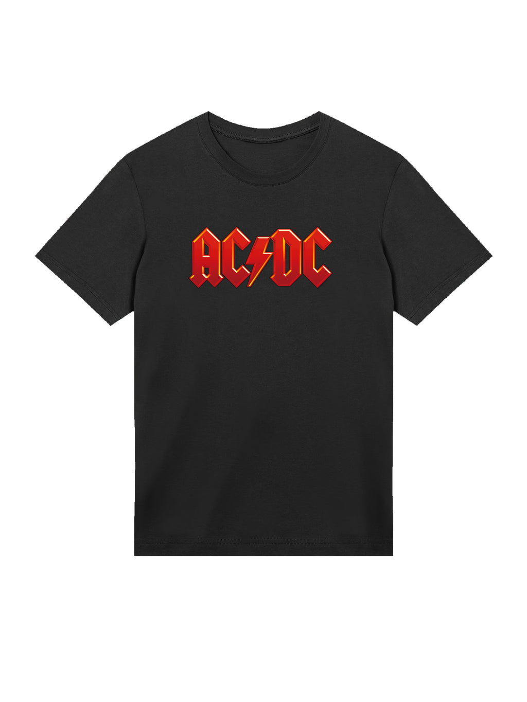 ACDC Dunkelrotes Logo Herren T-Shirt