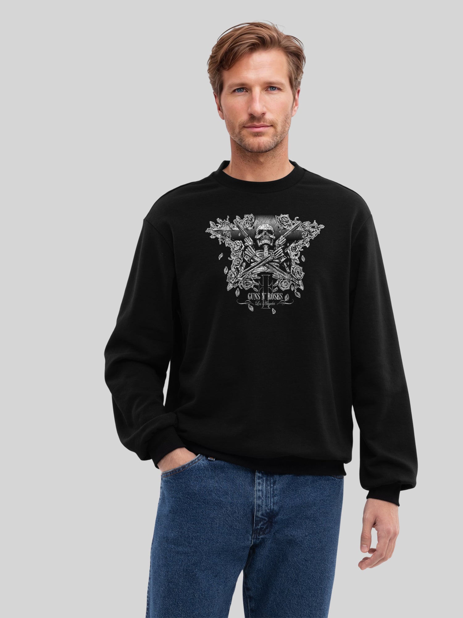 Guns N' Roses Skeleton Guns Herren Sweatshirt