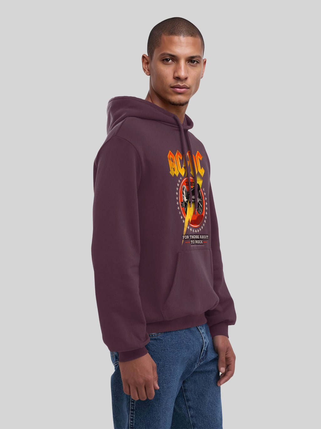 AC/DC For Those About To Rock 1981 Men's Organic Hoodie