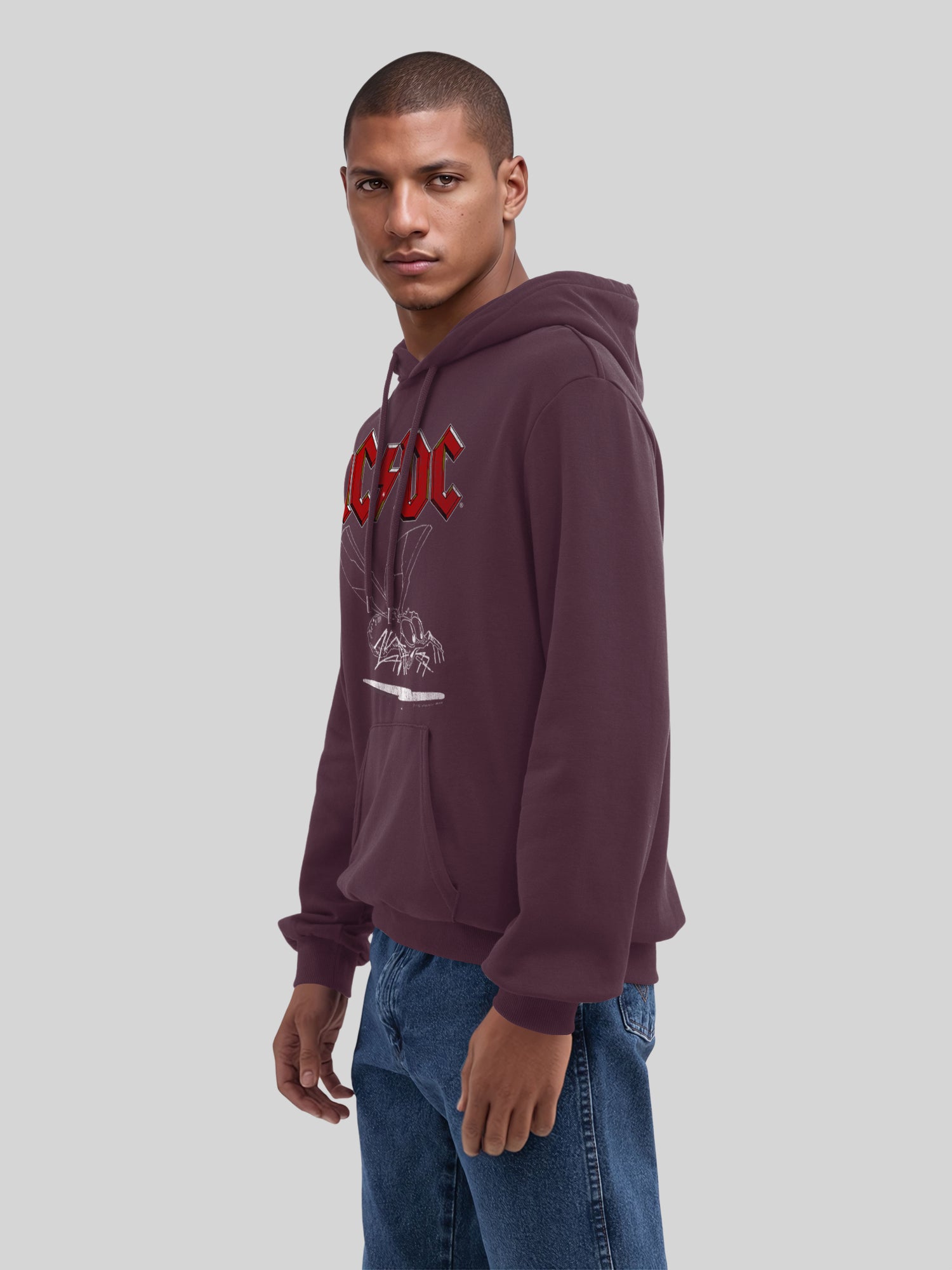 AC/DC Fly On The Wall 1985 Men's Organic Hoodie