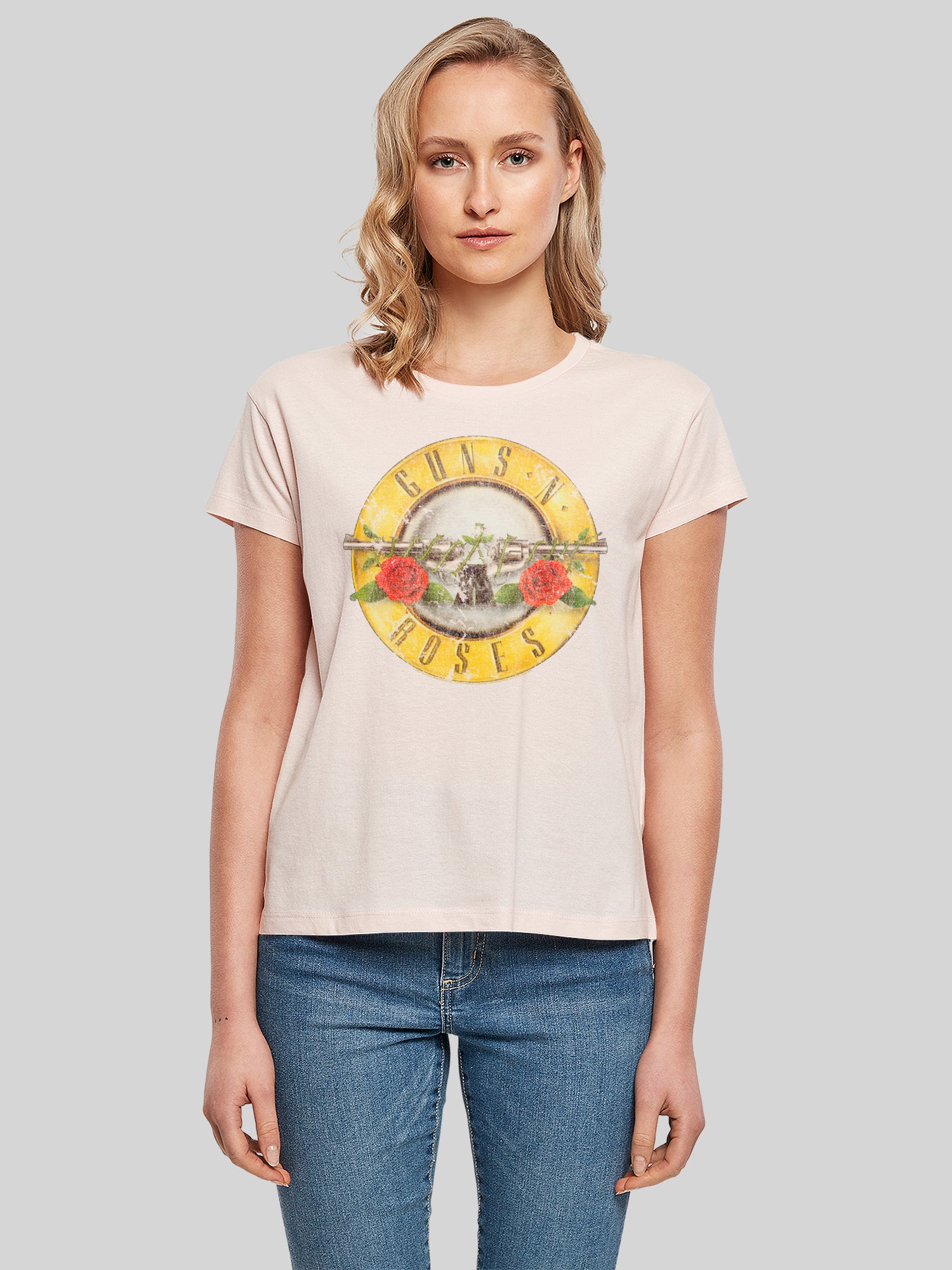 Guns 'n' Roses Vintage Bullet Logo Damen Box T-Shirt