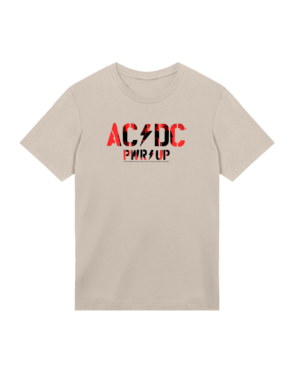 AC/DC PWRUP Photo Logo Organic T-Shirt