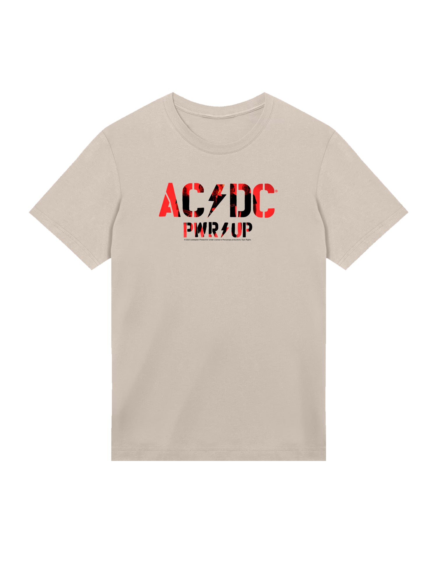 AC/DC PWRUP Photo Logo Organic T-Shirt