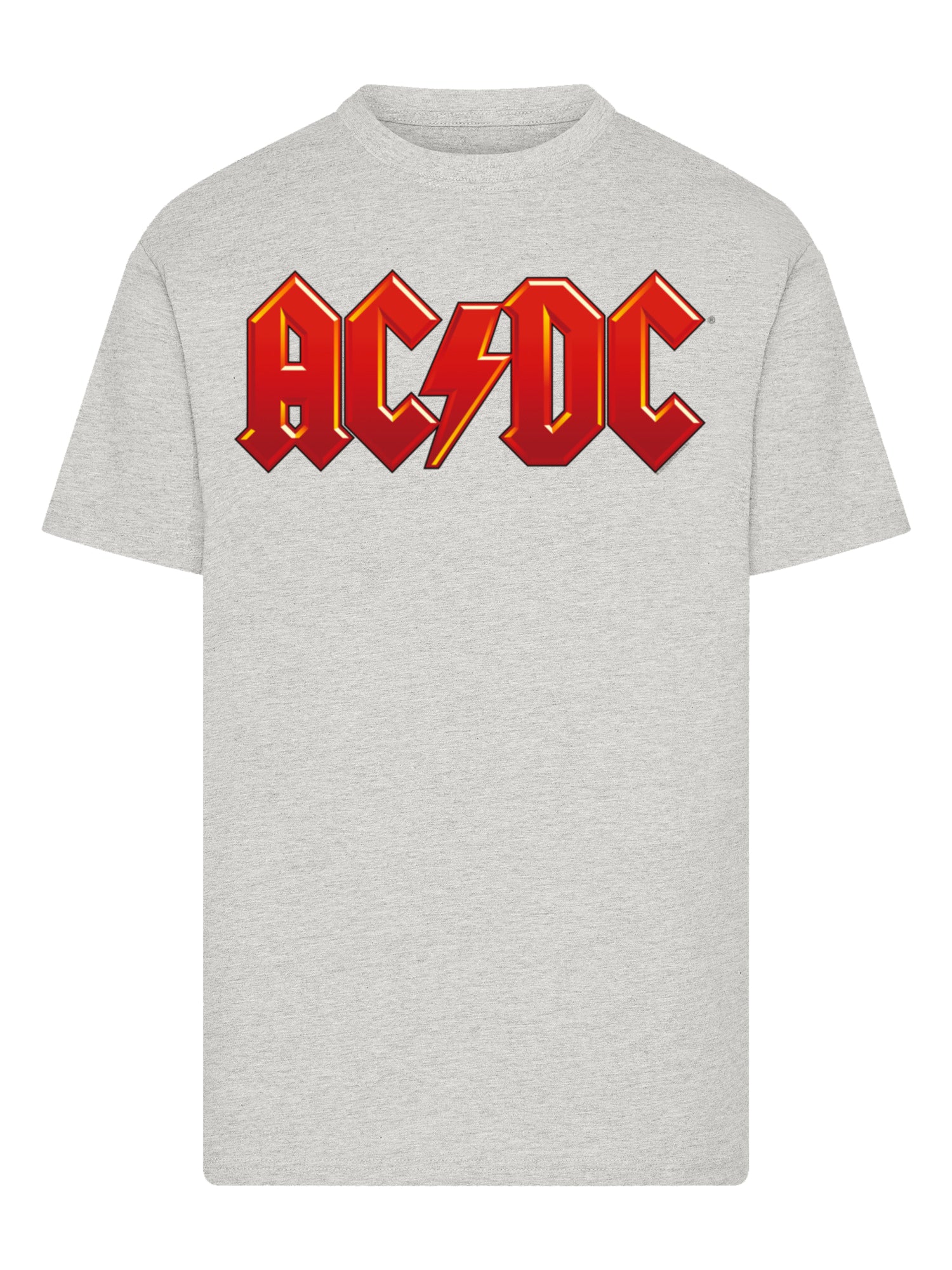 ACDC Logo rouge foncé avec T-shirt Round Cou