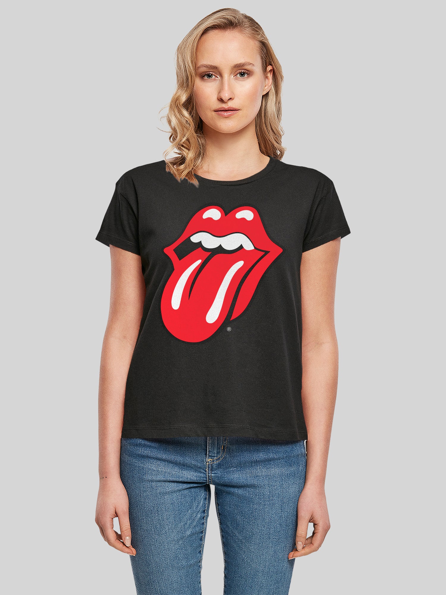 The Rolling Stones Classic Zungen BLK mit Damenbox