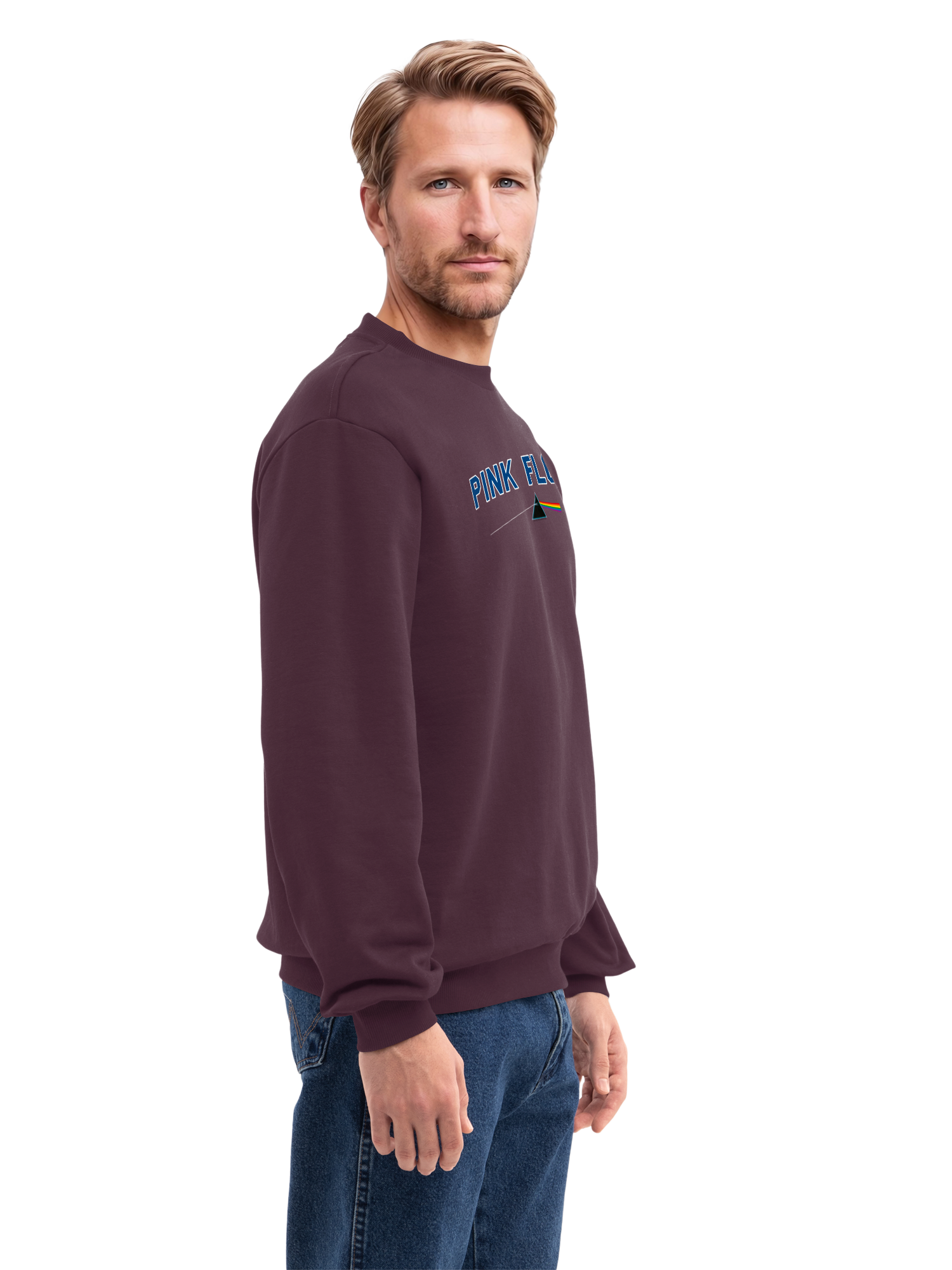Pink Floyd College Prism with True Blanks | Suéter regular para hombres