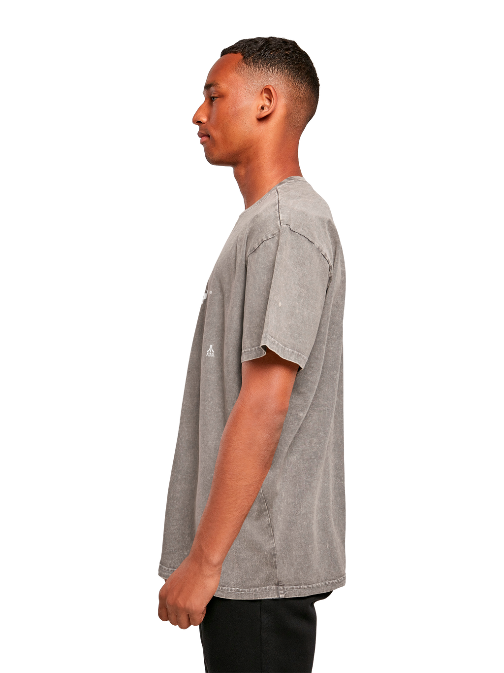 Atari Asteroids Retro Gameplay Acid Washed Oversize T-Shirt