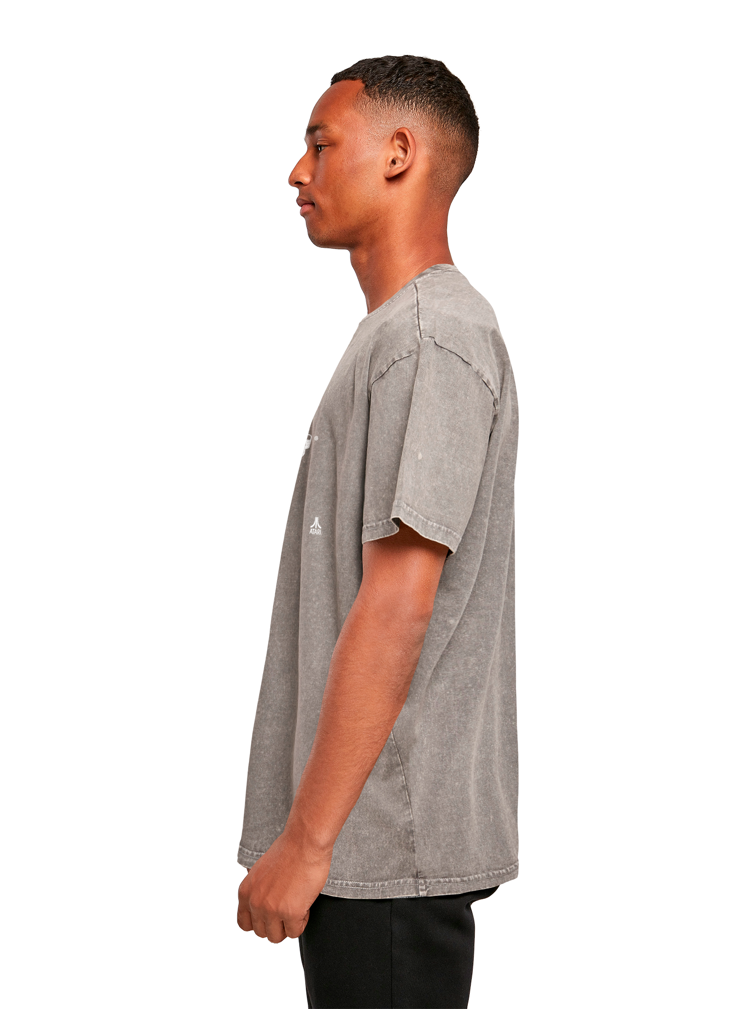 Atari Asteroids Retro Gameplay Acid Washed Oversize T-Shirt