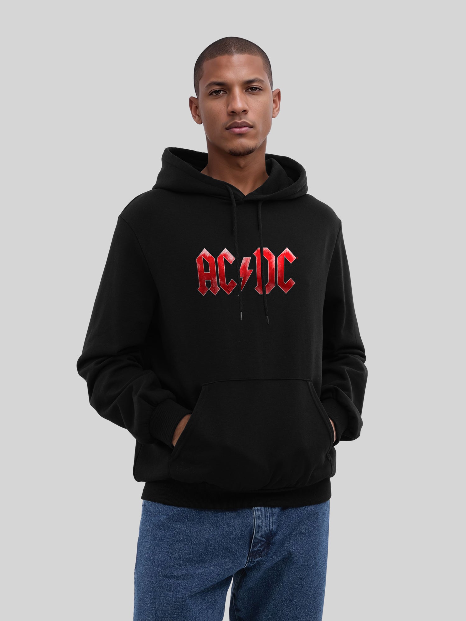 ACDC Red Ice Logo Herren Hoodie