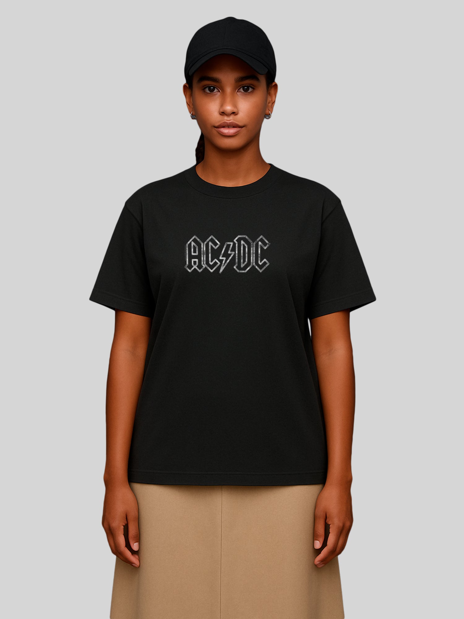 ACDC T-shirt surdimensionné du logo de déchaînement