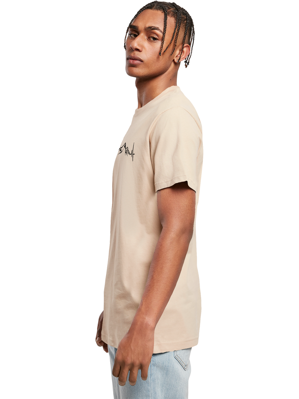 T-Shirt mit Bergherzschlag