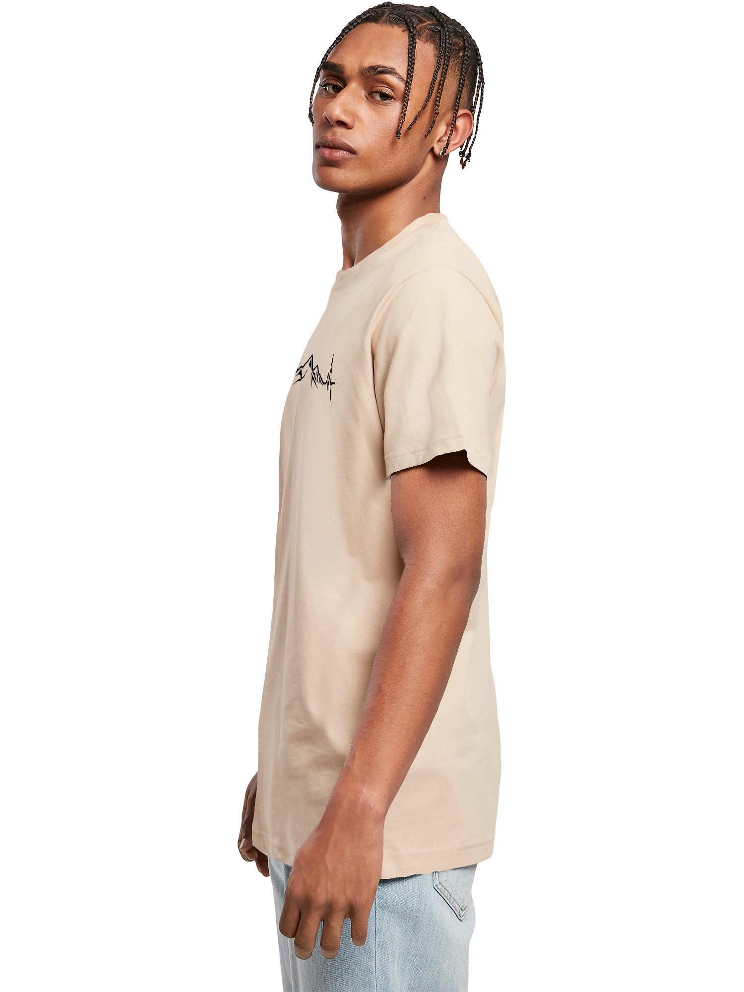 T-Shirt mit Bergherzschlag