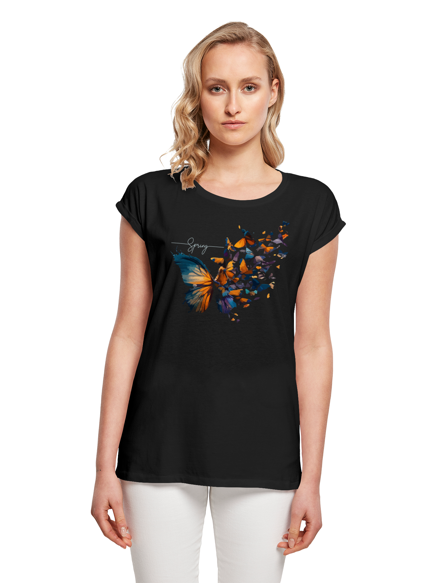 Schmetterling der Schmetterlinge Damen T-Shirt