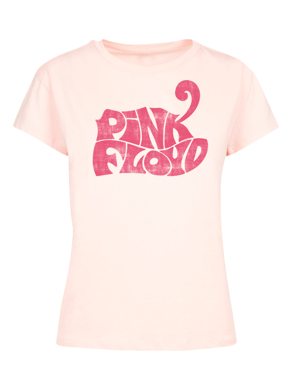 Pink Floyd Retro Logo Navy Ladies Box T-Shirt