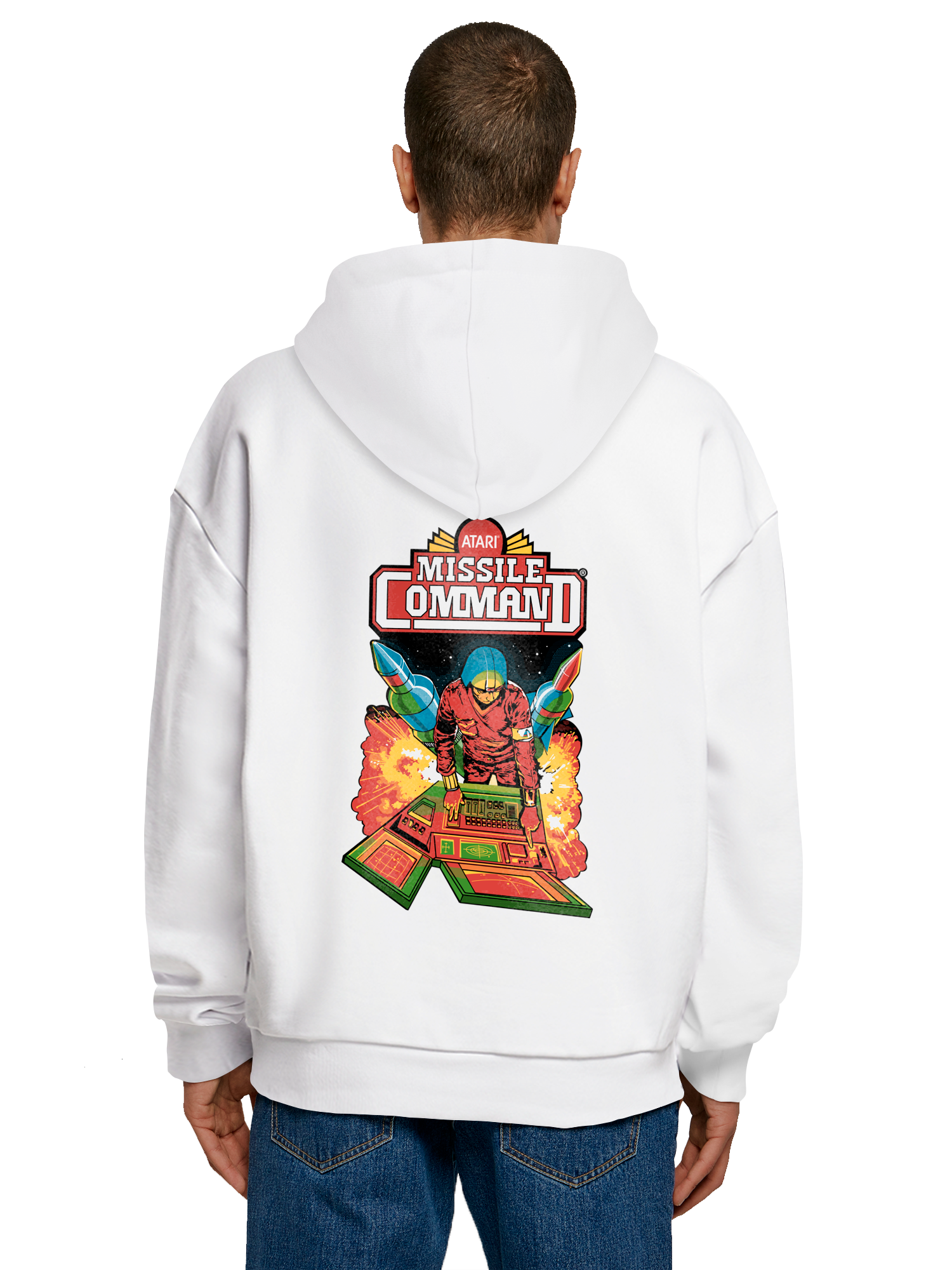 Atari Games Red Retro Gaming und Missile Command Hanger Atari Retro Gaming Hoody