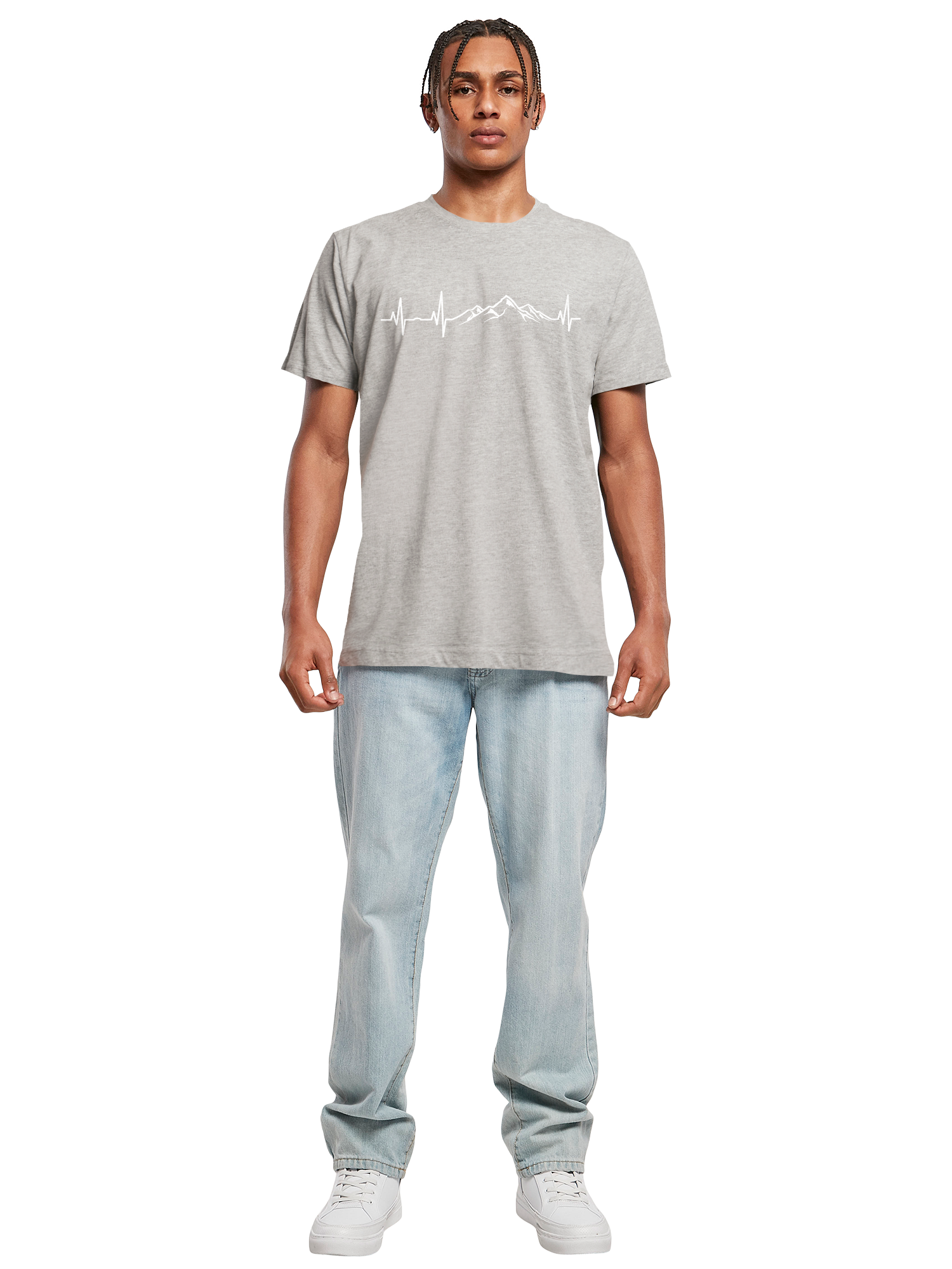Berg-Herzschlag-T-Shirt