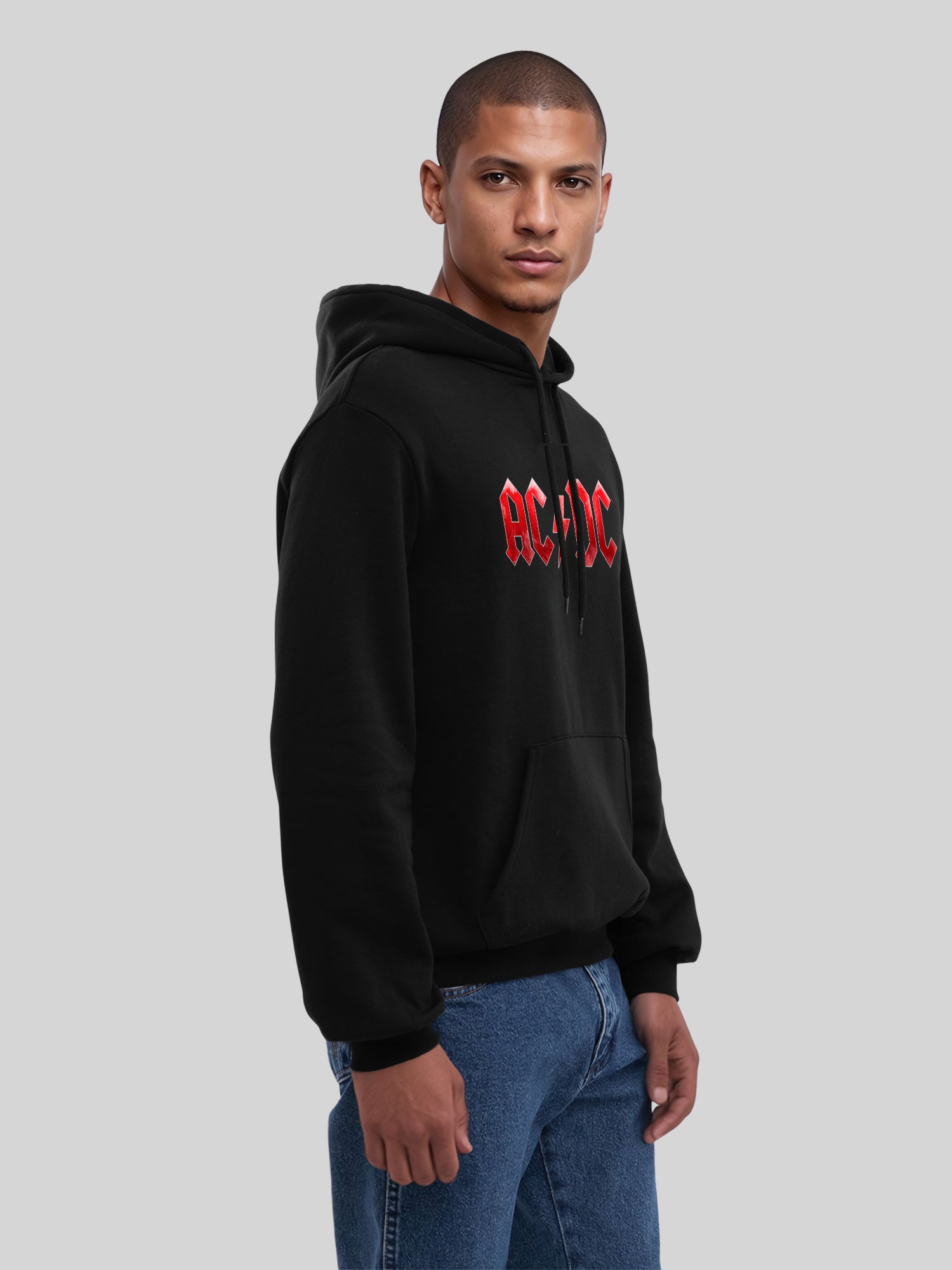 ACDC Red Ice Logo Herren Hoodie
