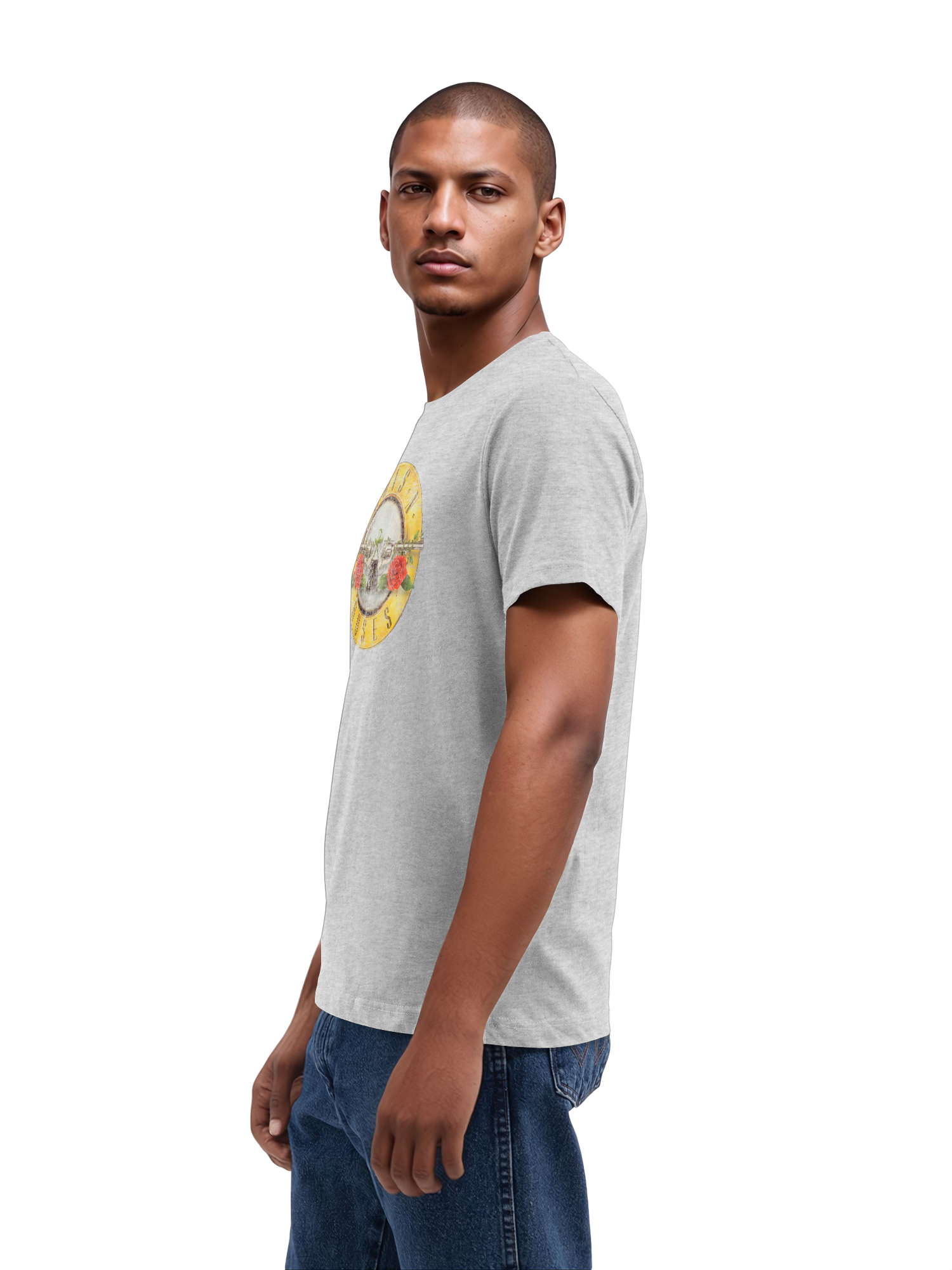 Guns n 'Roses Vintage Bullet Logo Herren reguläres T -Shirt