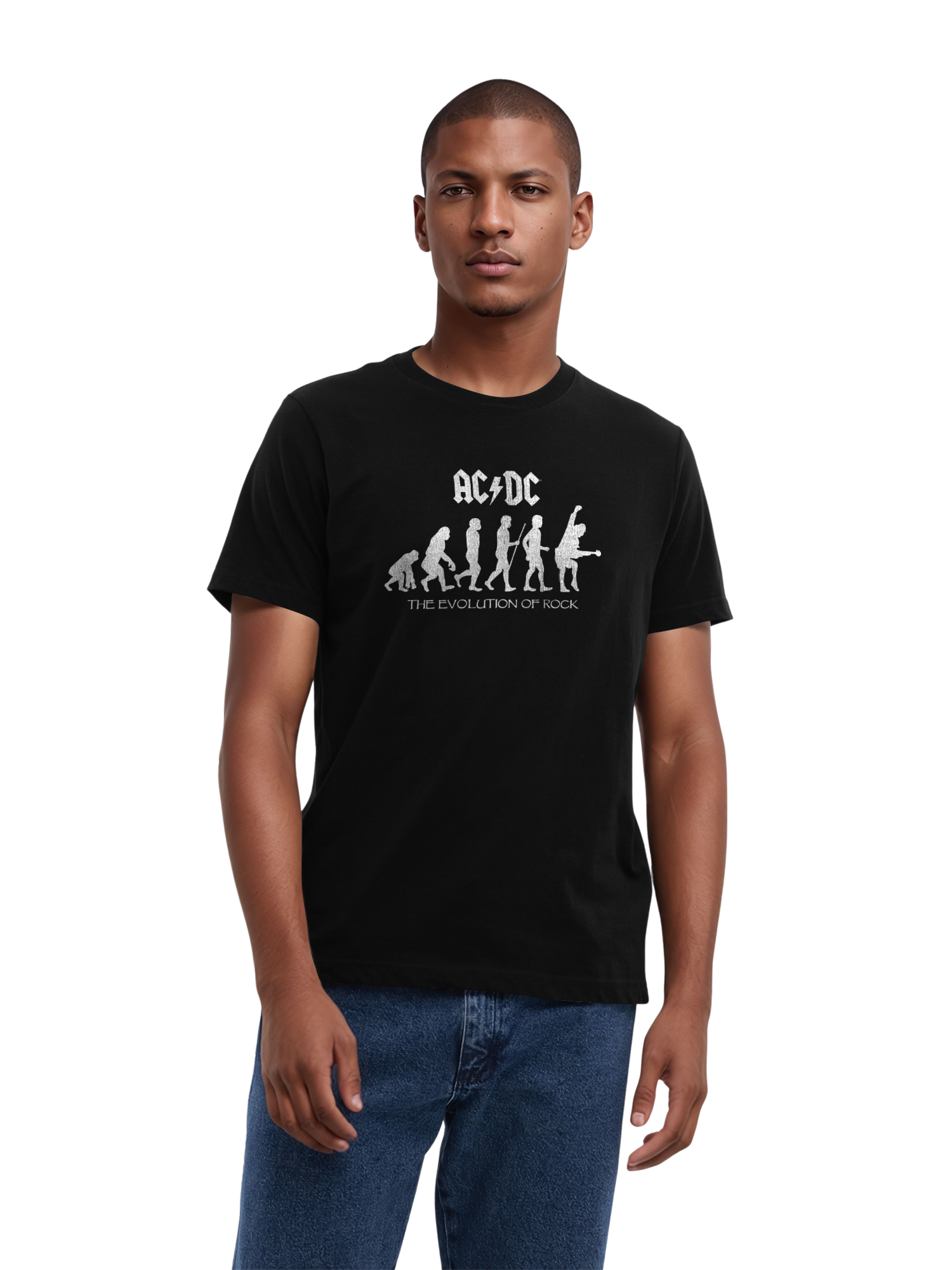 AC/DC Evolution Of Rock Organic T-Shirt