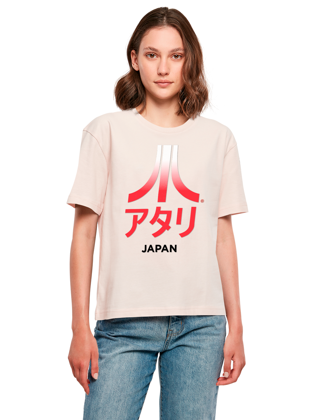 Atari Japan Retro Arcade Spiele Damen Alltags-T-Shirt