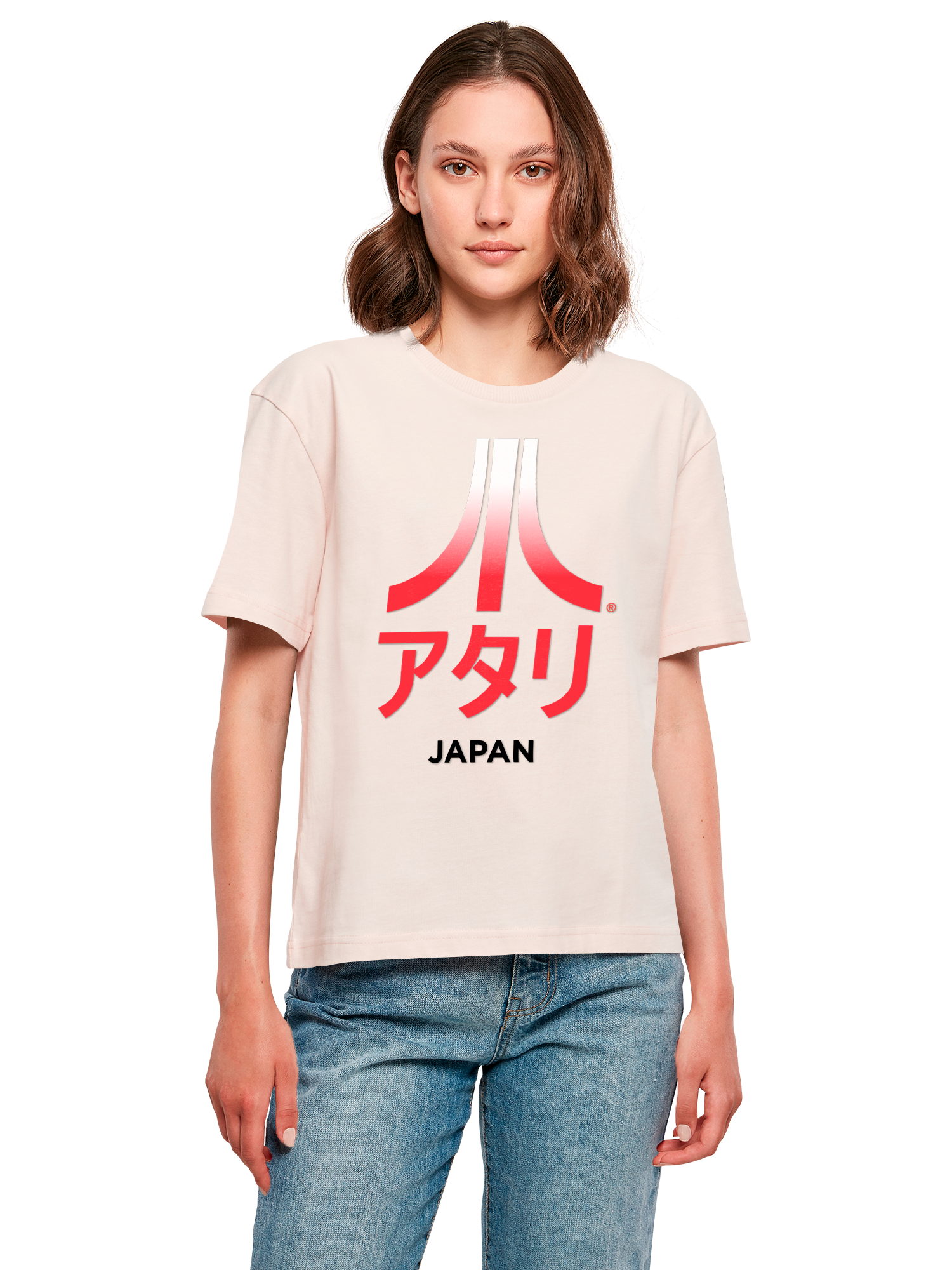Atari Japan Retro Arcade Spiele Damen Alltags-T-Shirt