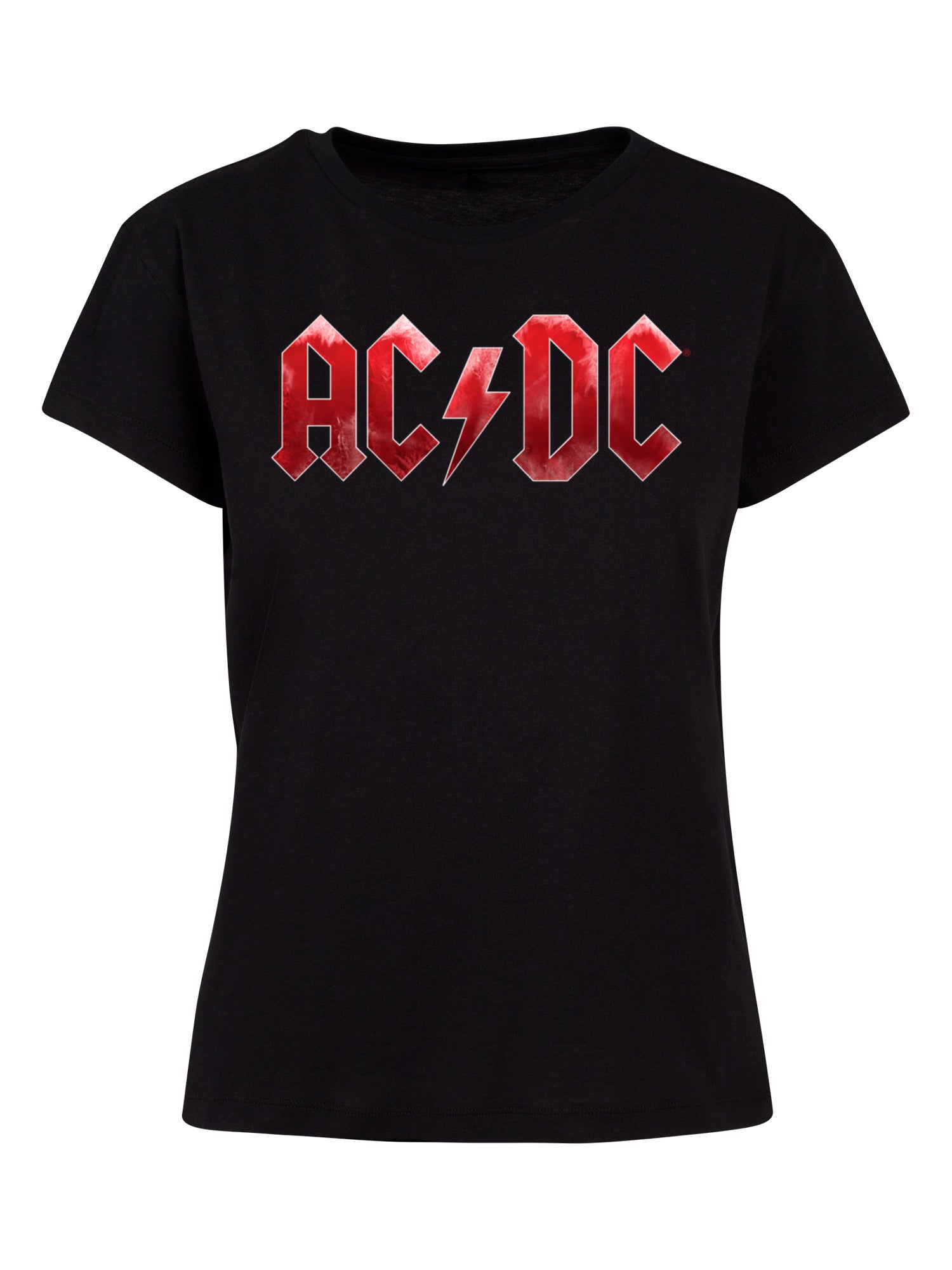 ACDC Red Ice Logo Damen Box T-Shirt