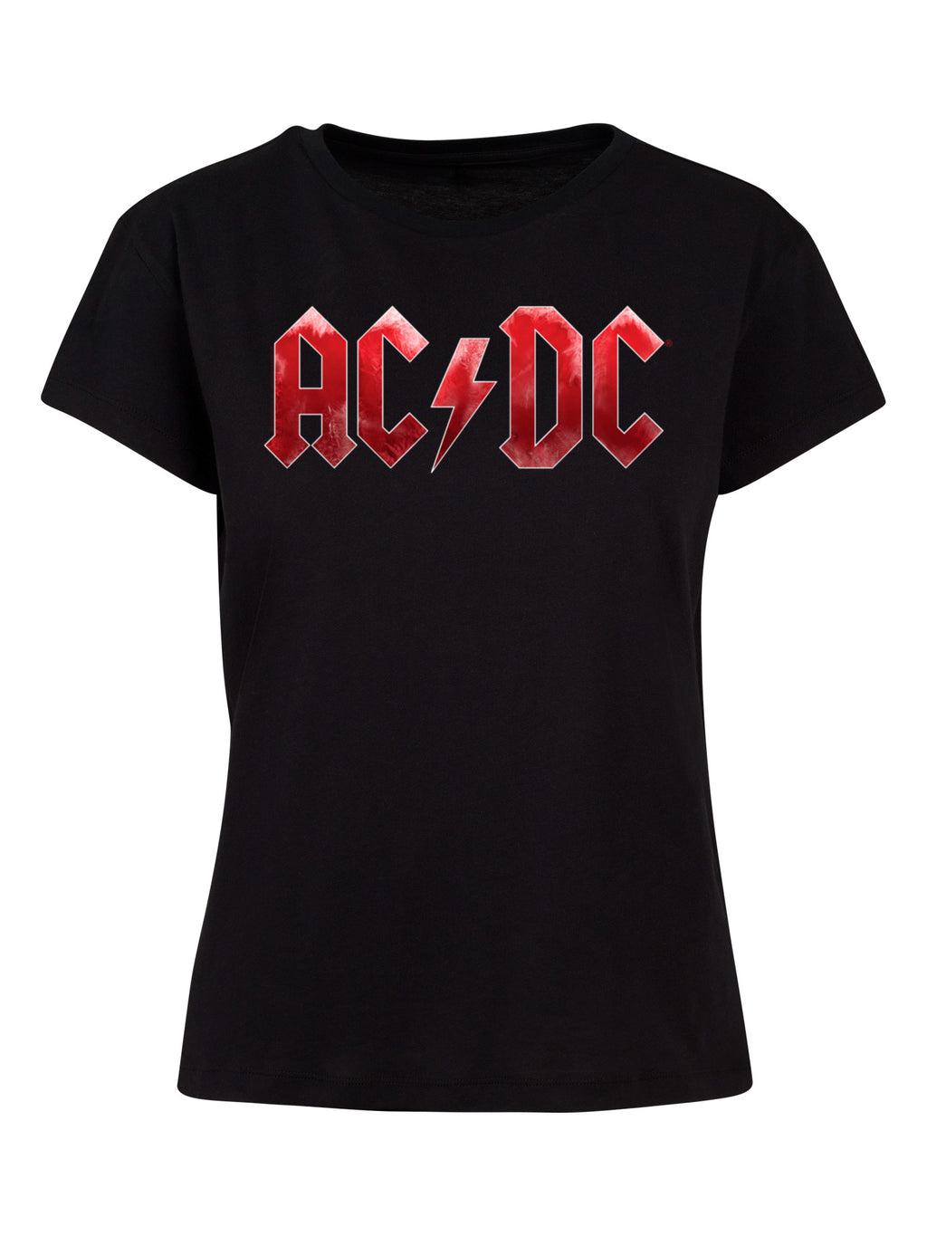 ACDC Red Ice Logotipo de Damas Box Tee
