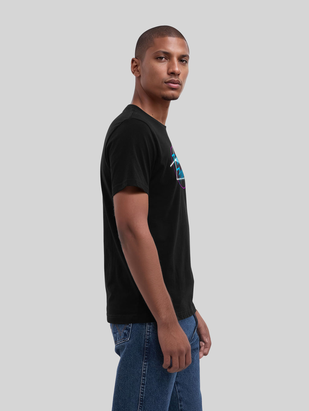 Pink Floyd Neon Dark Side Herren T-Shirt