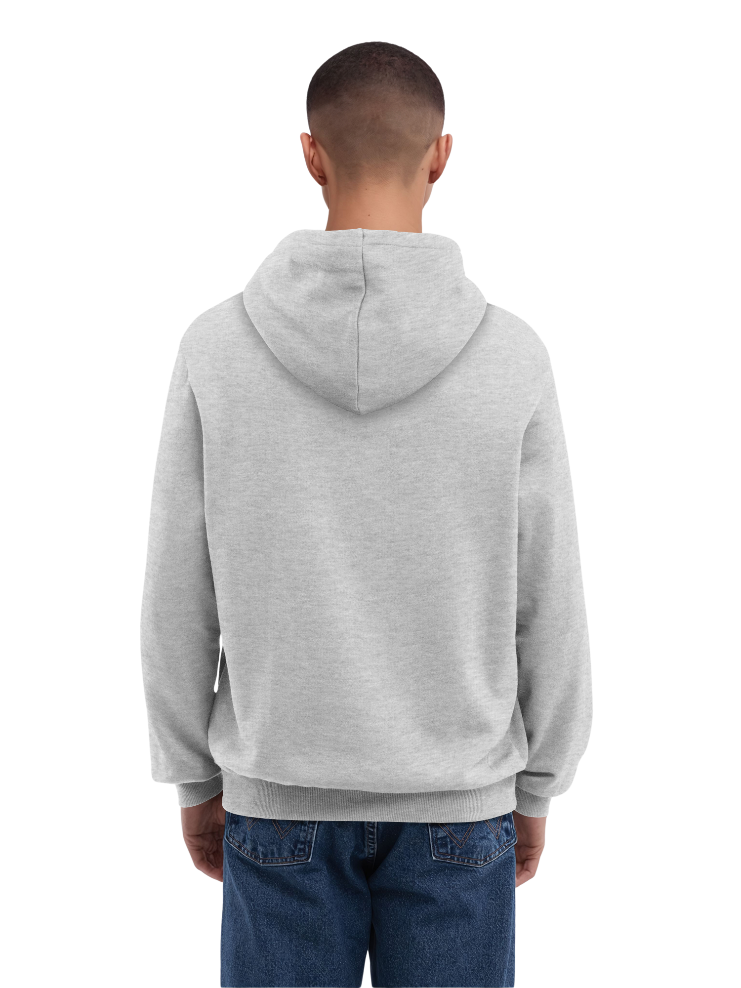 AC/DC Black Outline Logo Organic Hoodie