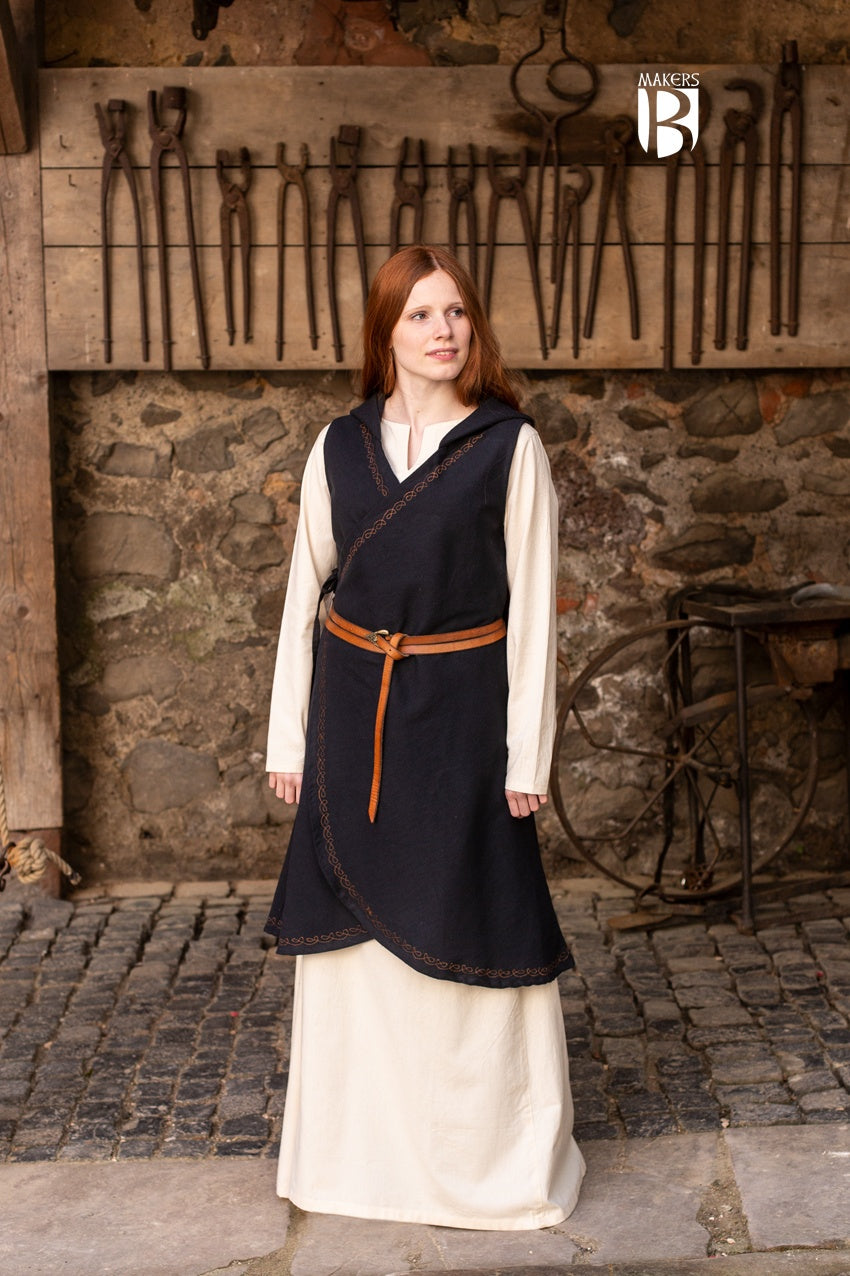 Robe portefeuille Dala noire