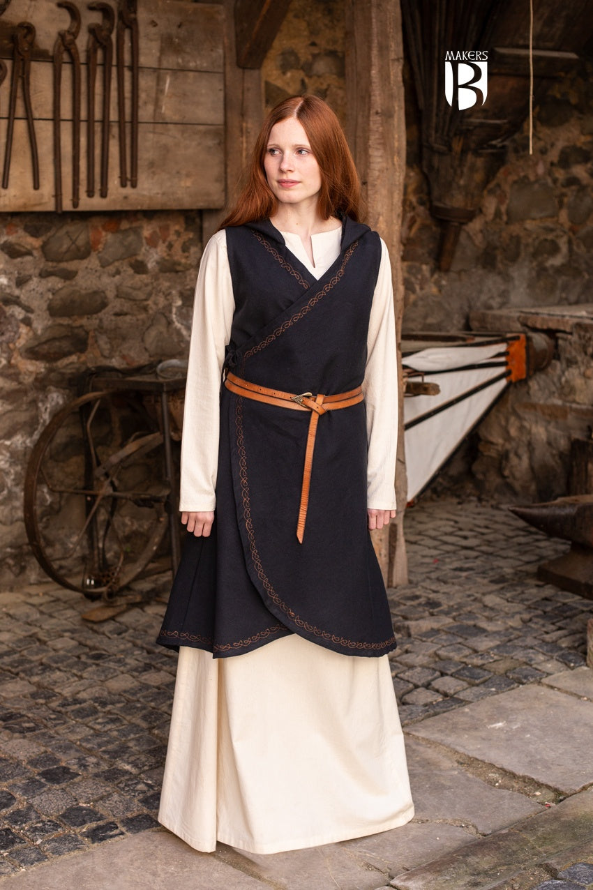 Robe portefeuille Dala noire