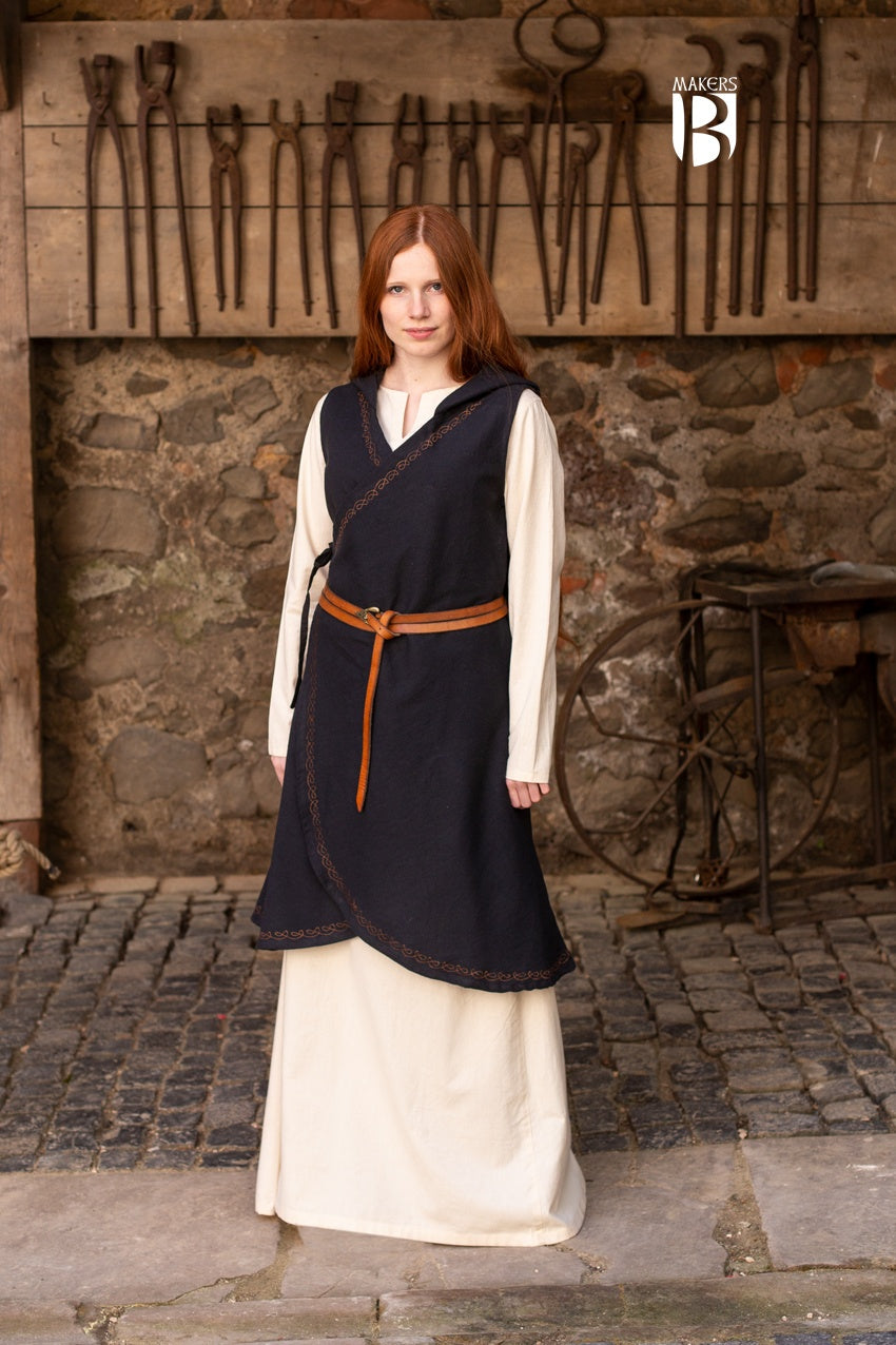 Robe portefeuille Dala noire