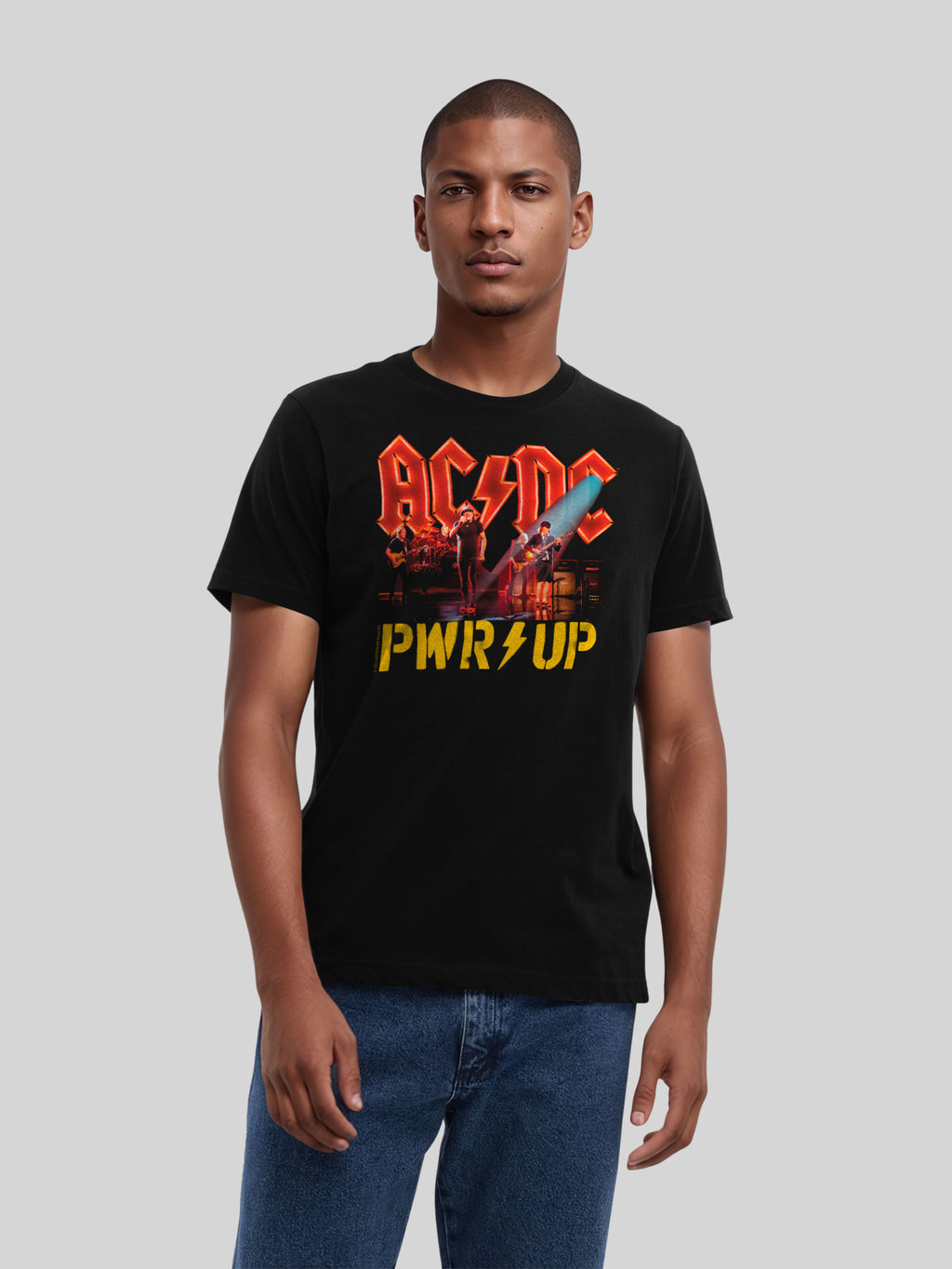 ACDC PWRUP Bühnenlichter Herren T-Shirt