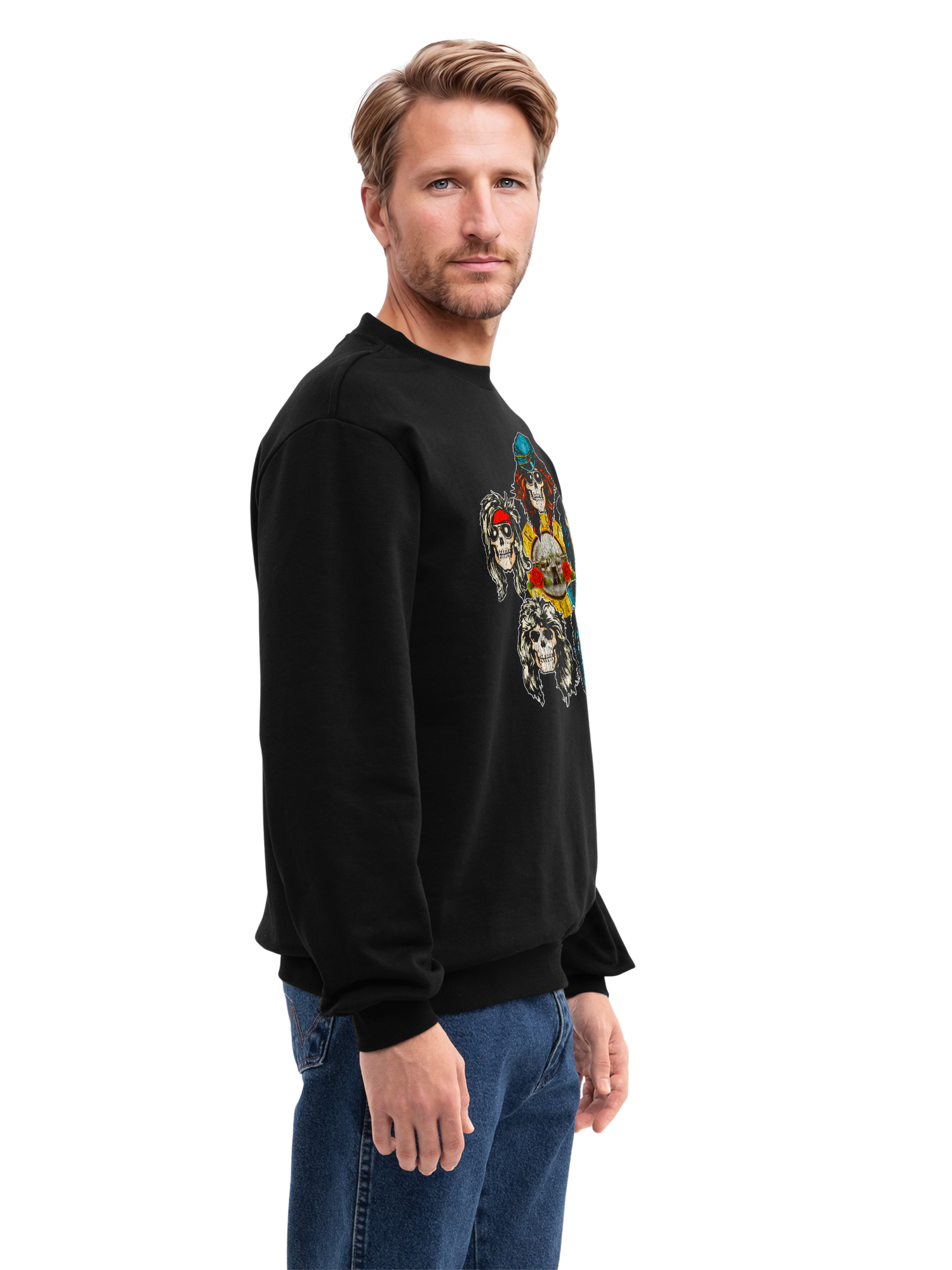 Guns N' Roses Vintage Heads Herren Sweatshirt