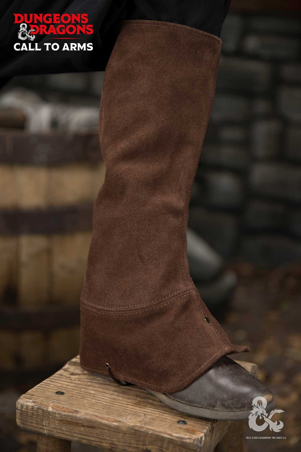 Dungeons & Dragons Leder-Gamaschen Typ 1 Braun