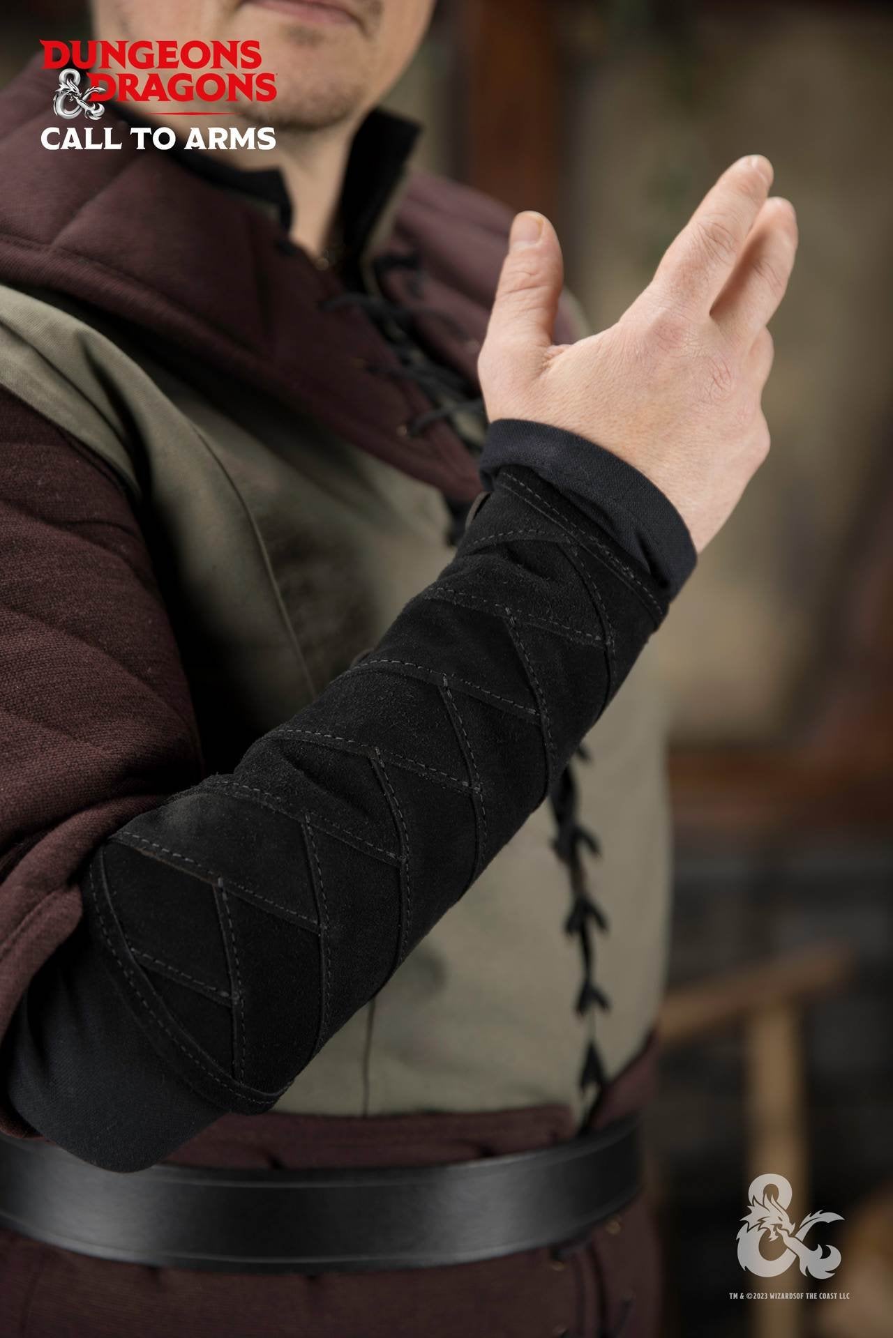 Dungeons & Dragons Armschiene für Waldläufer Schwarz